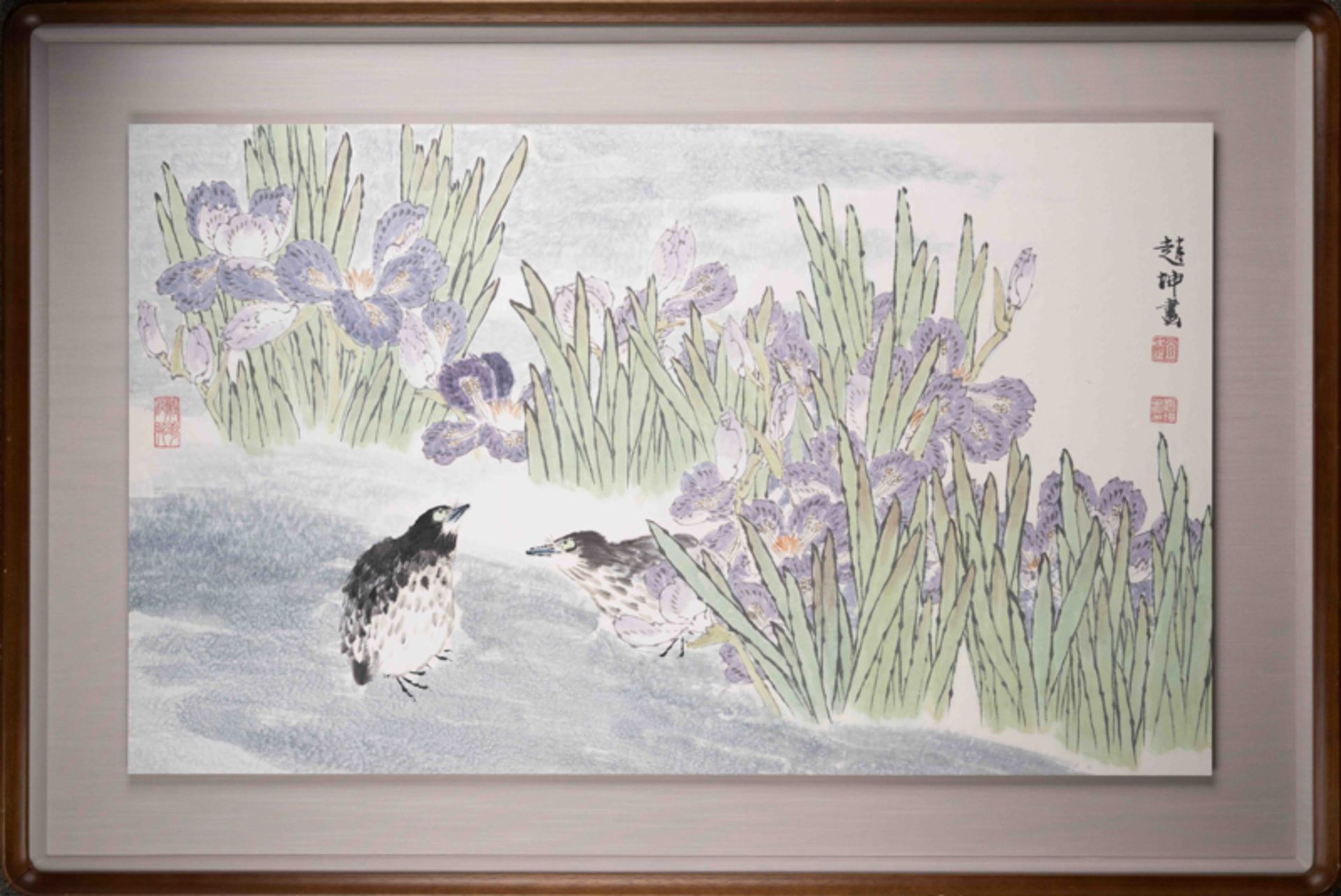 ZHAO KUN, DAFFODIL AND QUAIL 趙坤 鵪鶉水仙圖 - Image 2 of 6