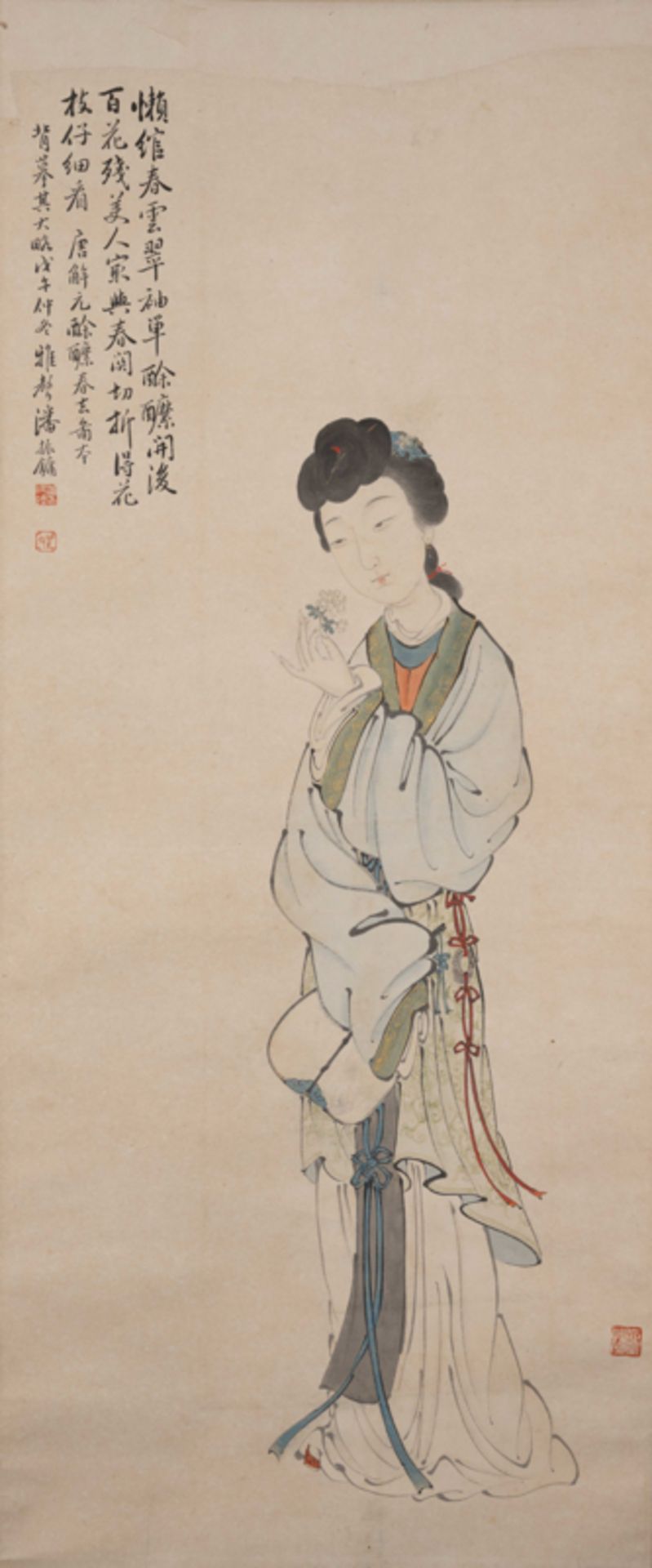 PAN ZHENYONG (1852-1921), PAINTING OF A LADY 潘振鏞 美人圖