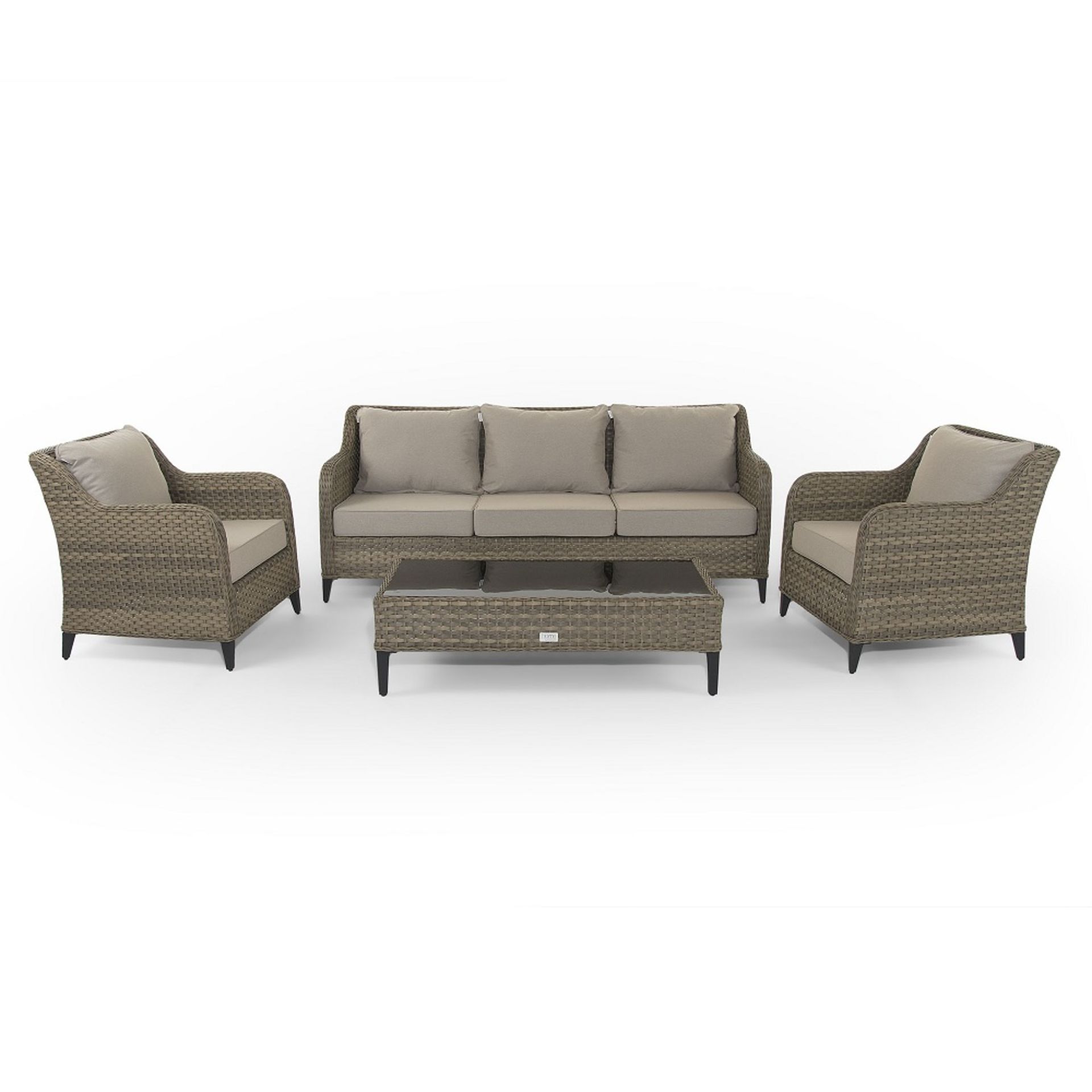 BRAND NEW- RRP £3396 - 'Home Junction Isla' PREMIUM Rattan Garden Furniture Sofa Set + Coffee Table - Image 5 of 8