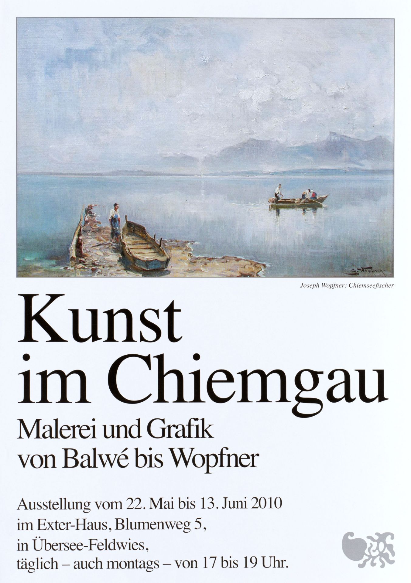 Konvolut von 13 Ausstellungsplakaten | Chiemgau, 20. Jh. - Bild 13 aus 13