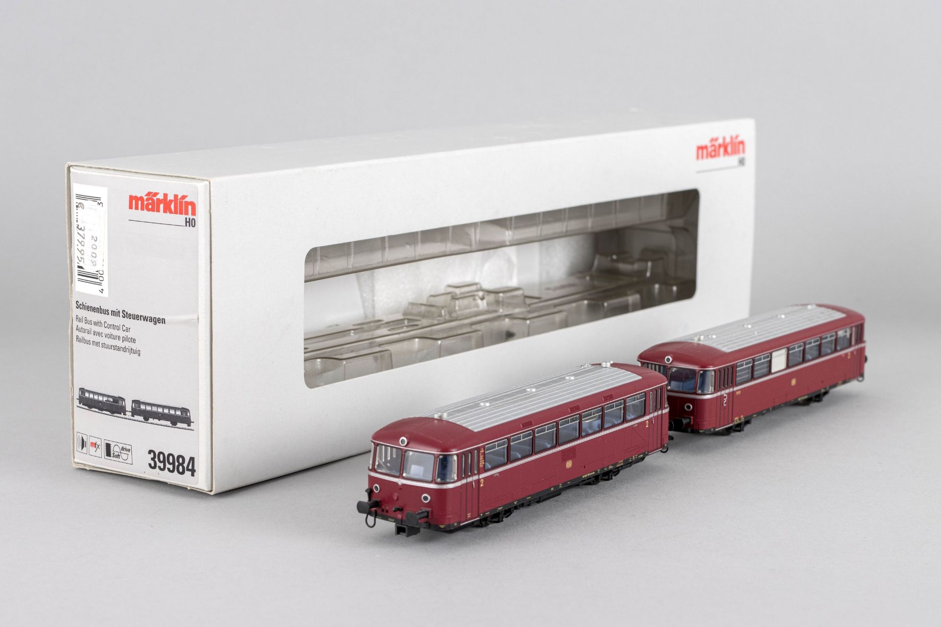 MÄRKLIN H0 | Schienenbus mit Steuerwagen BR VT98 und VS 98 (VT 98 9667/ VS 98057)