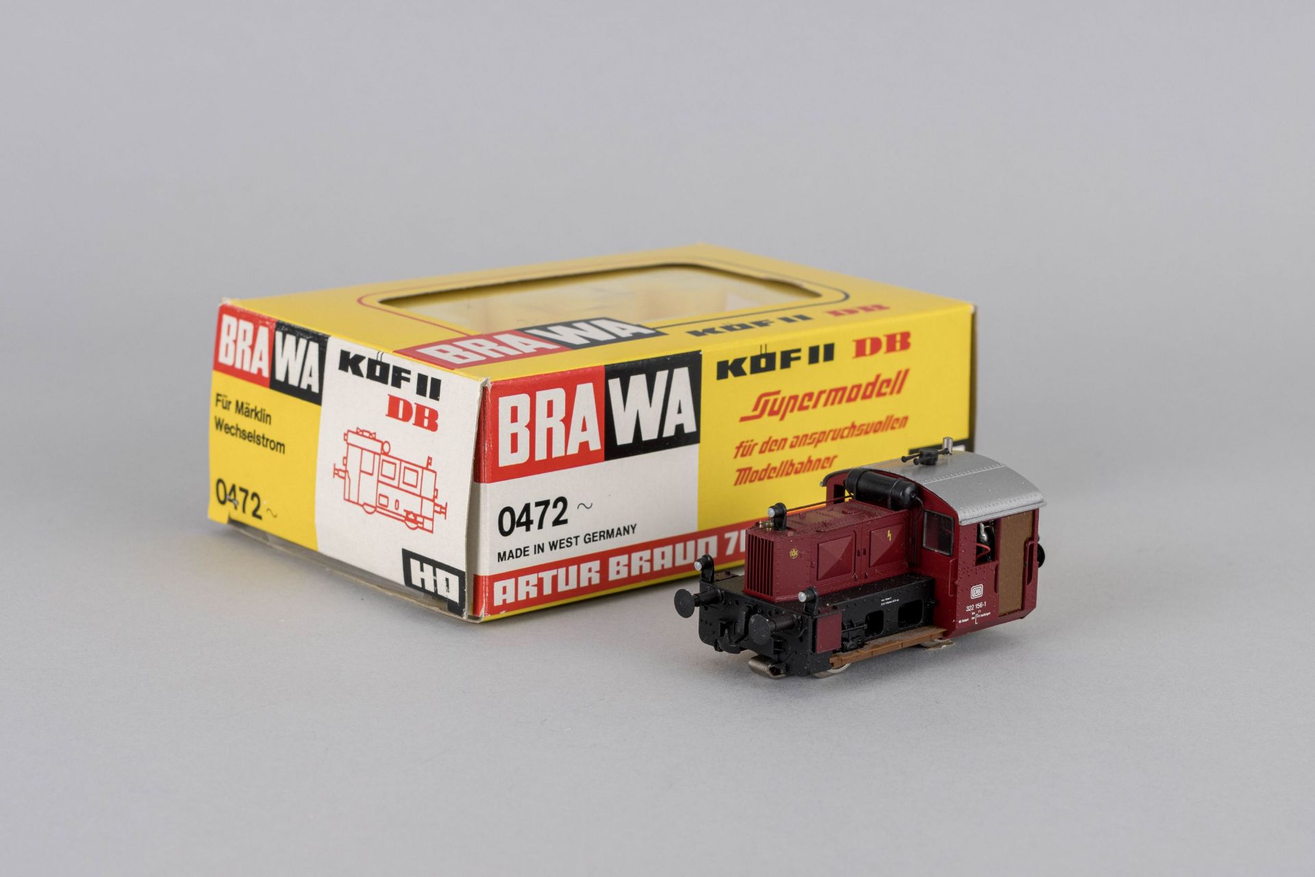 BRAWA H0 | Rangierlokomotive BR KÖF II der DB (322 156-1)