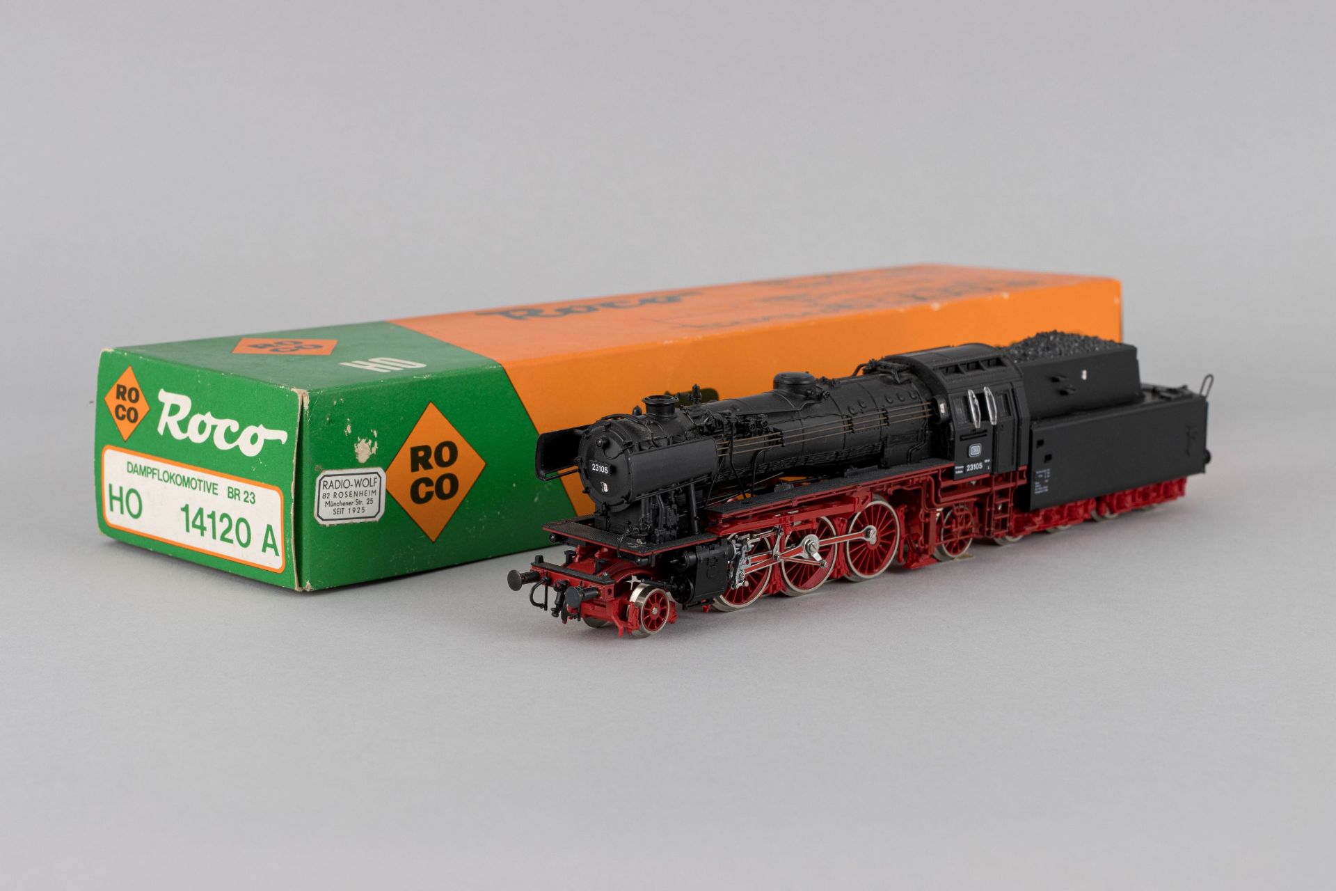 ROCO H0 | Dampflokomotive BR 23 der DB mit Tender (23105)