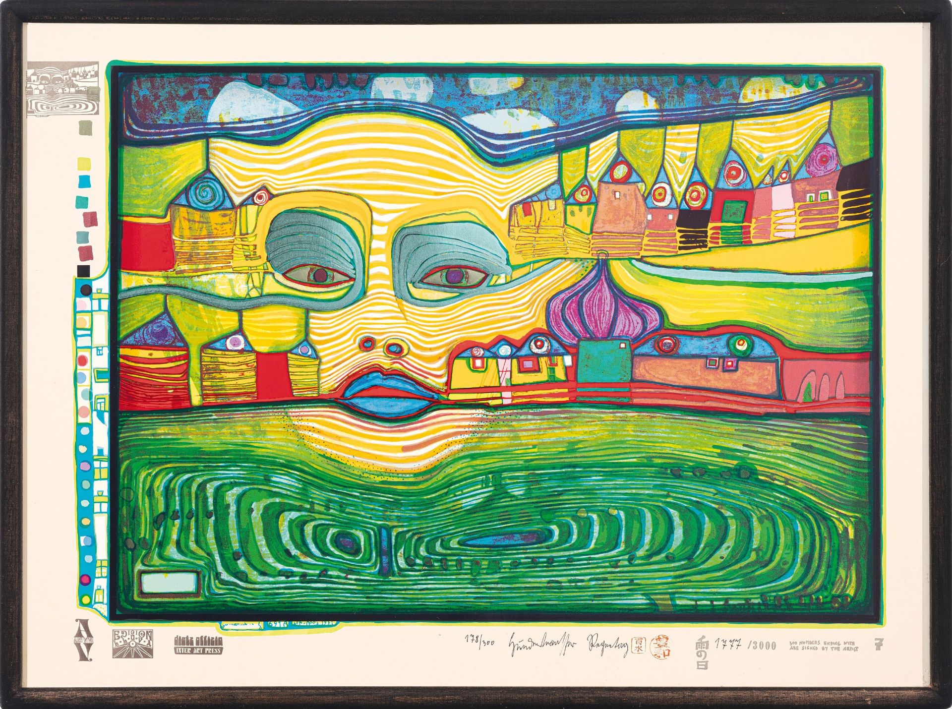 Hundertwasser, Friedensreich | 1928 Wien, Österreich - 2000 Queen Elizabeth II vor Brisbane, AU - Bild 2 aus 2