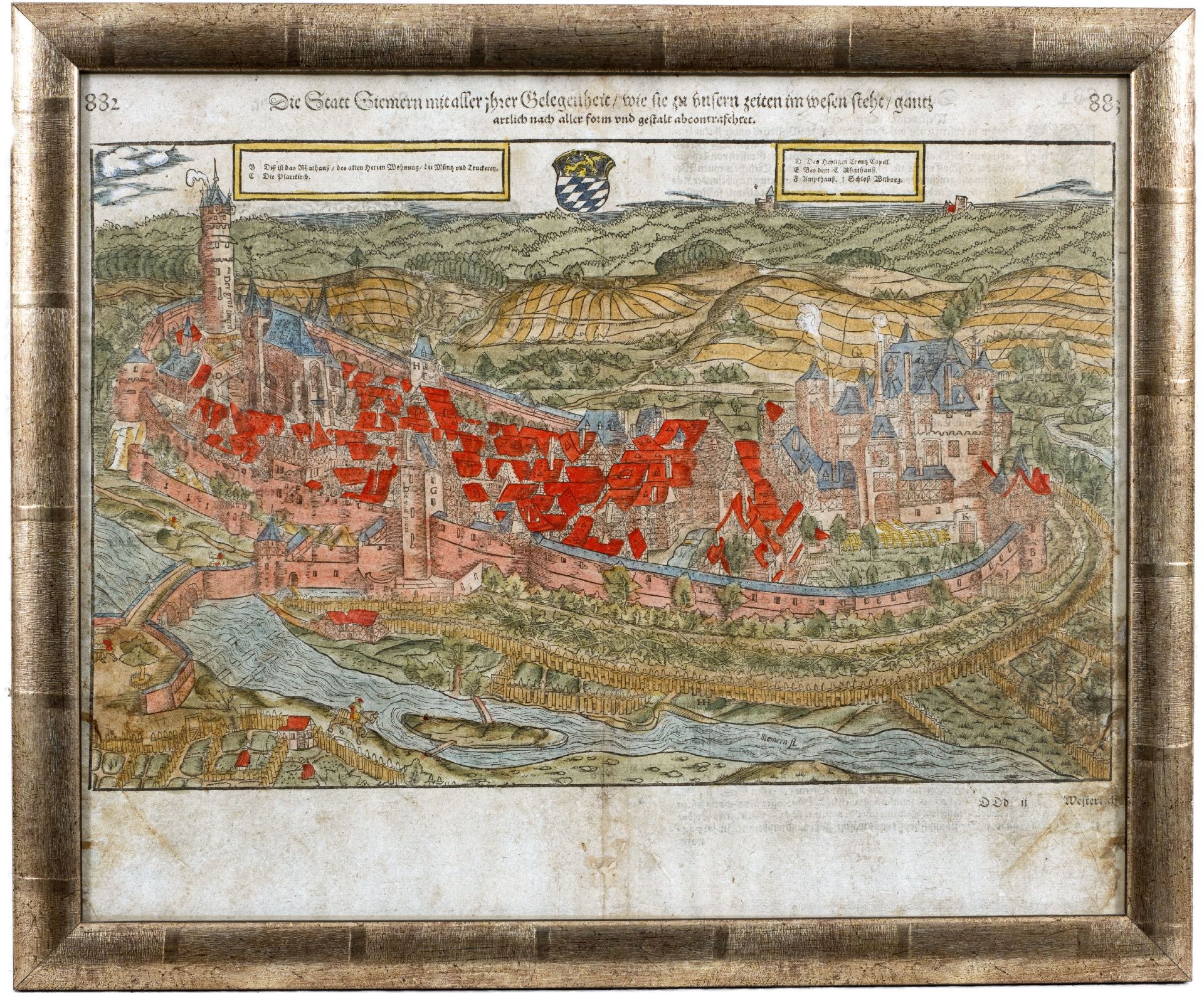 Karte | Münster, Sebastian | 1488 Nieder-Ingelheim, Landkreis Mainz-Bingen - 1552 Basel, Schweiz - Bild 2 aus 2