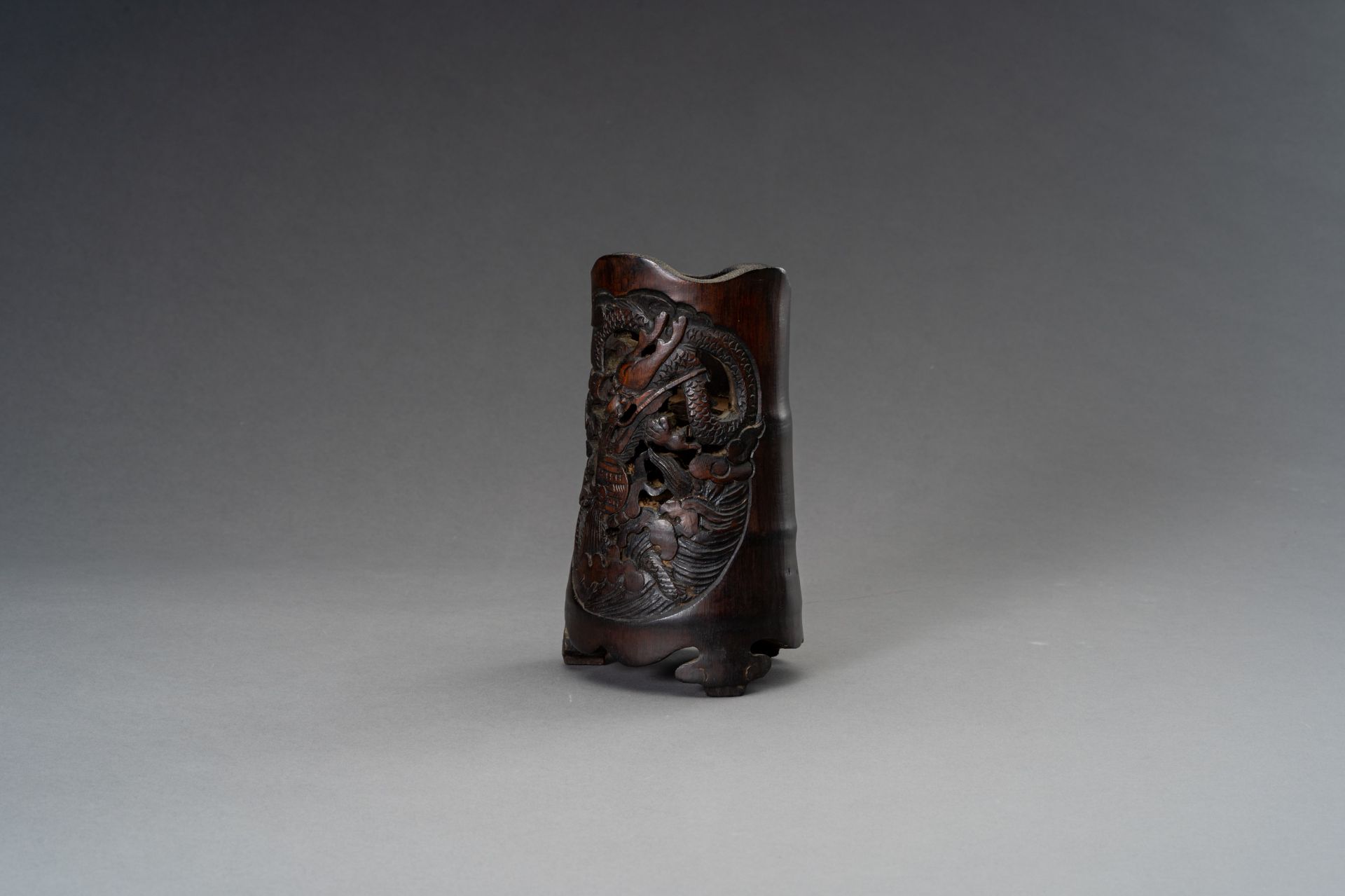 A BAMBOO BRUSHPOT, BITONG, REPUBLIC PERIOD - Image 6 of 13