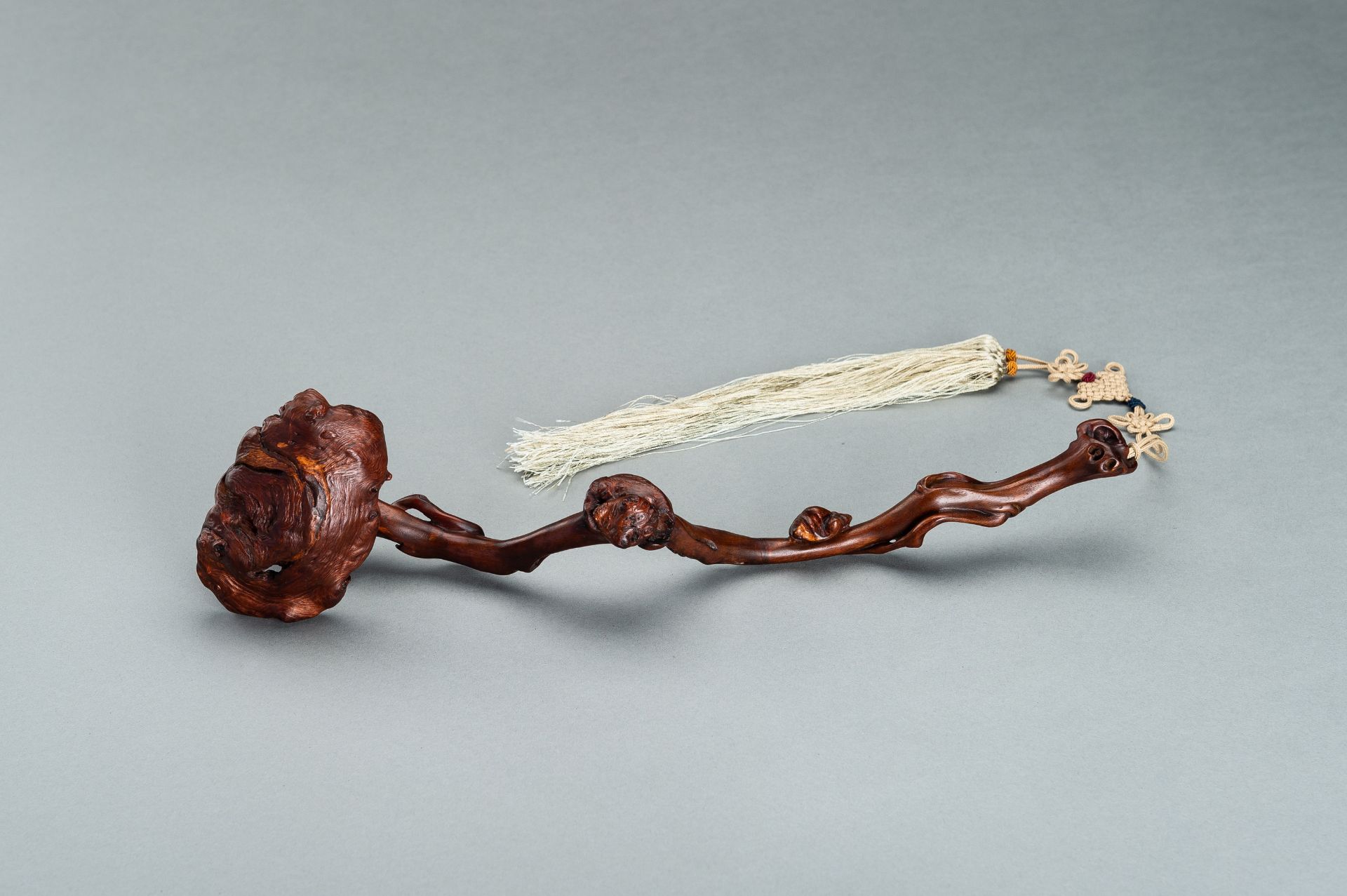 A ROOTWOOD RUYI SCEPTER, 1900s - Image 8 of 12