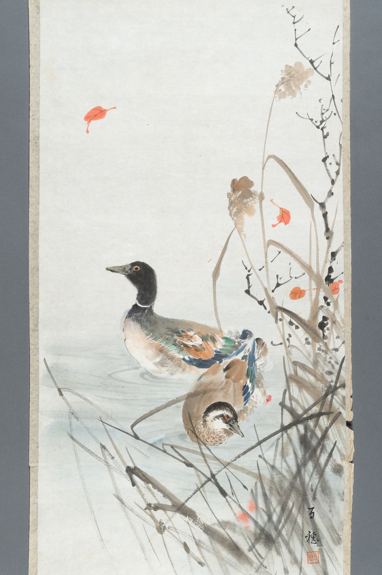 HIRAFUKU HYAKUSUI (1877-1933): TWELWE PAINTINGS OF BIRDS - Bild 37 aus 74
