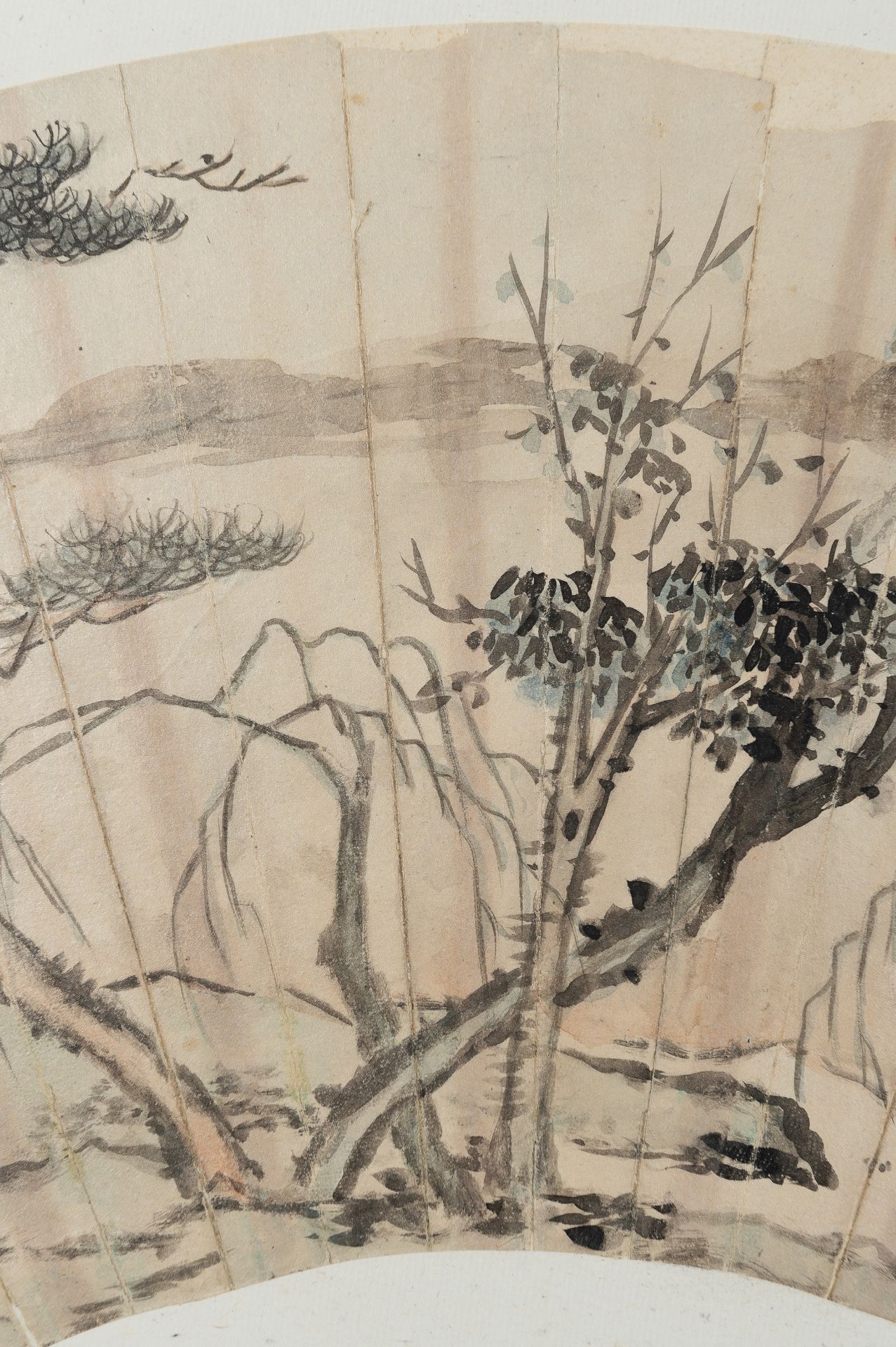 A RIVER LANDSCAPE WITH TREES BY LIU ZHAOWEN - Image 15 of 20