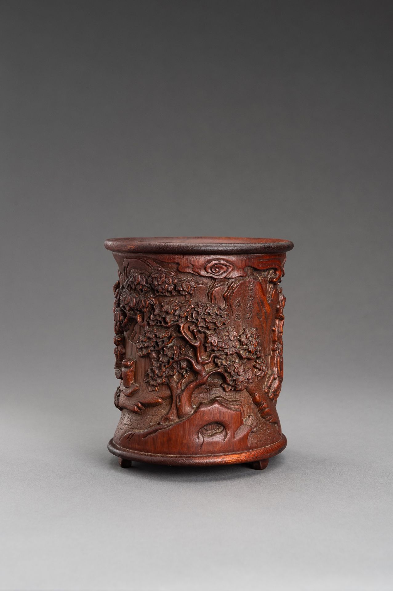 A 'SCHOLARS' BAMBOO BRUSHPOT, BITONG - Image 2 of 12