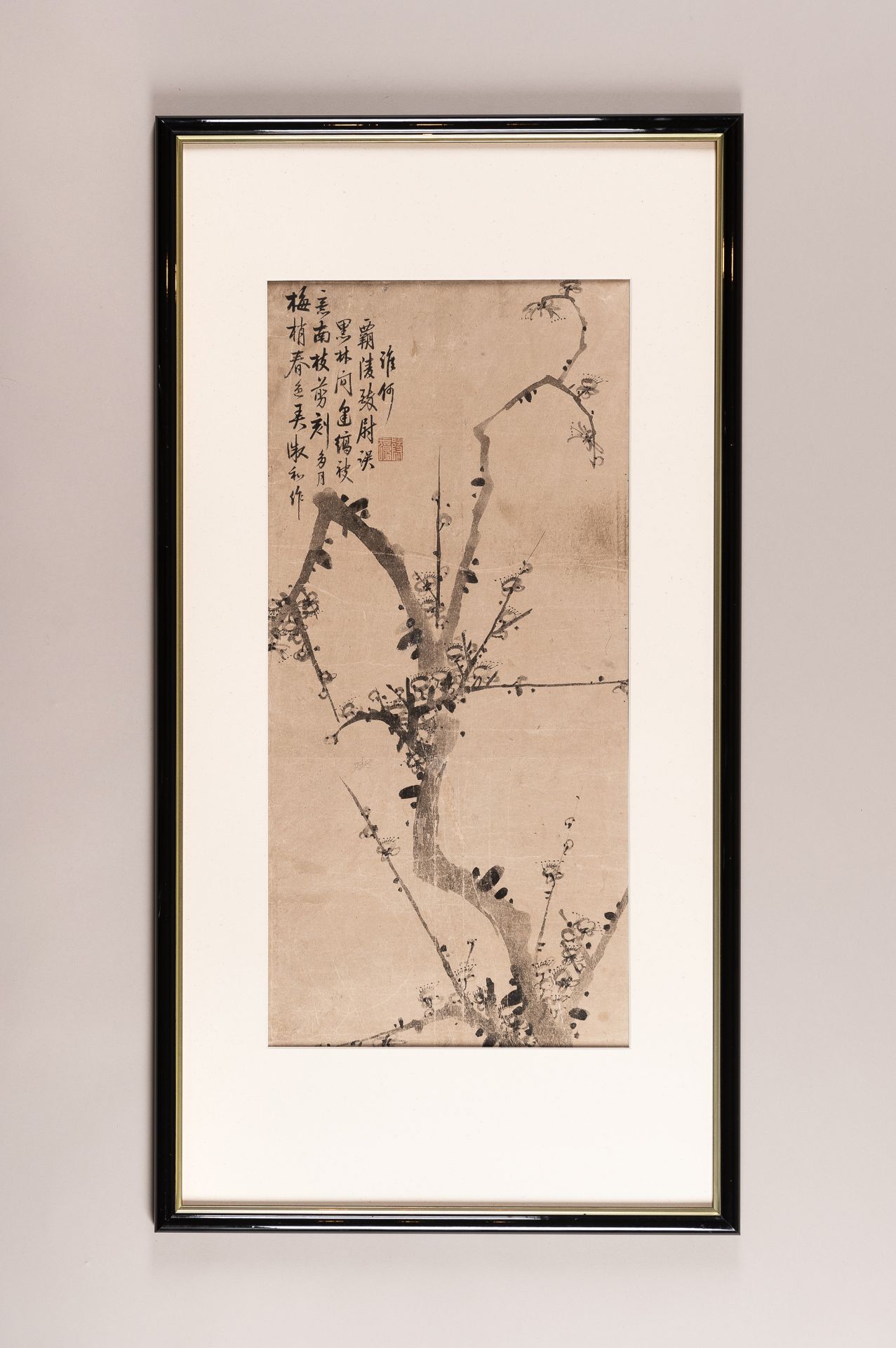 TWO CHINESE PAINTINGS WITH POEMS, QING DYNASTY - Bild 3 aus 13