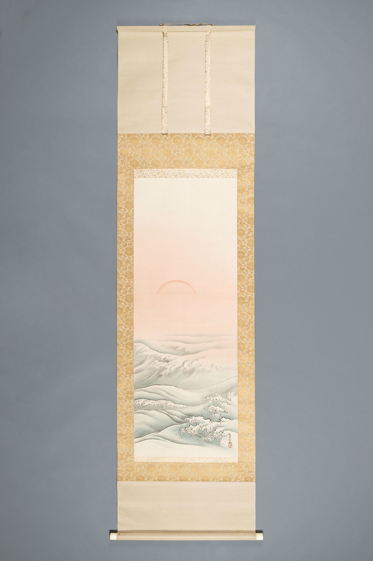 HASHIMOTO GAHO (1835-1908): RISING SUN OVER THE OCEAN - Image 2 of 14