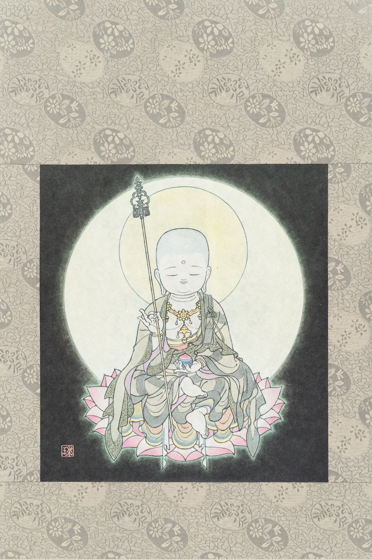 A HANGING SCROLL OF LITTLE BUDDHA - Bild 7 aus 8