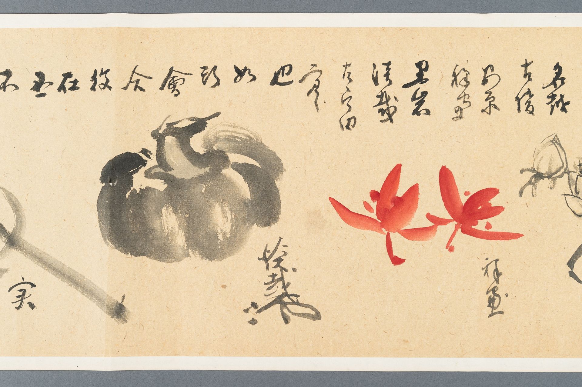 AN EMAKI HANDSCROLL DEPICTING FOOD, MEIJI - Image 4 of 15