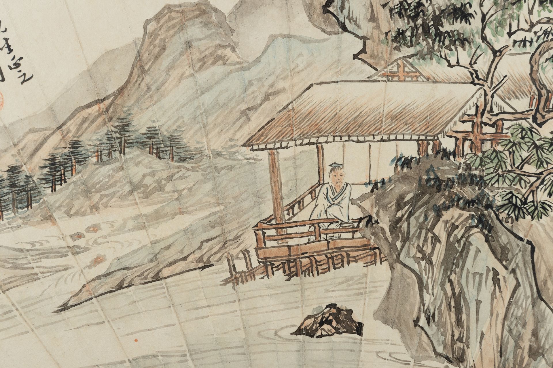 A GENTLEMAN IN THE PAVILION BY CHEN XIXIAN - Image 16 of 19