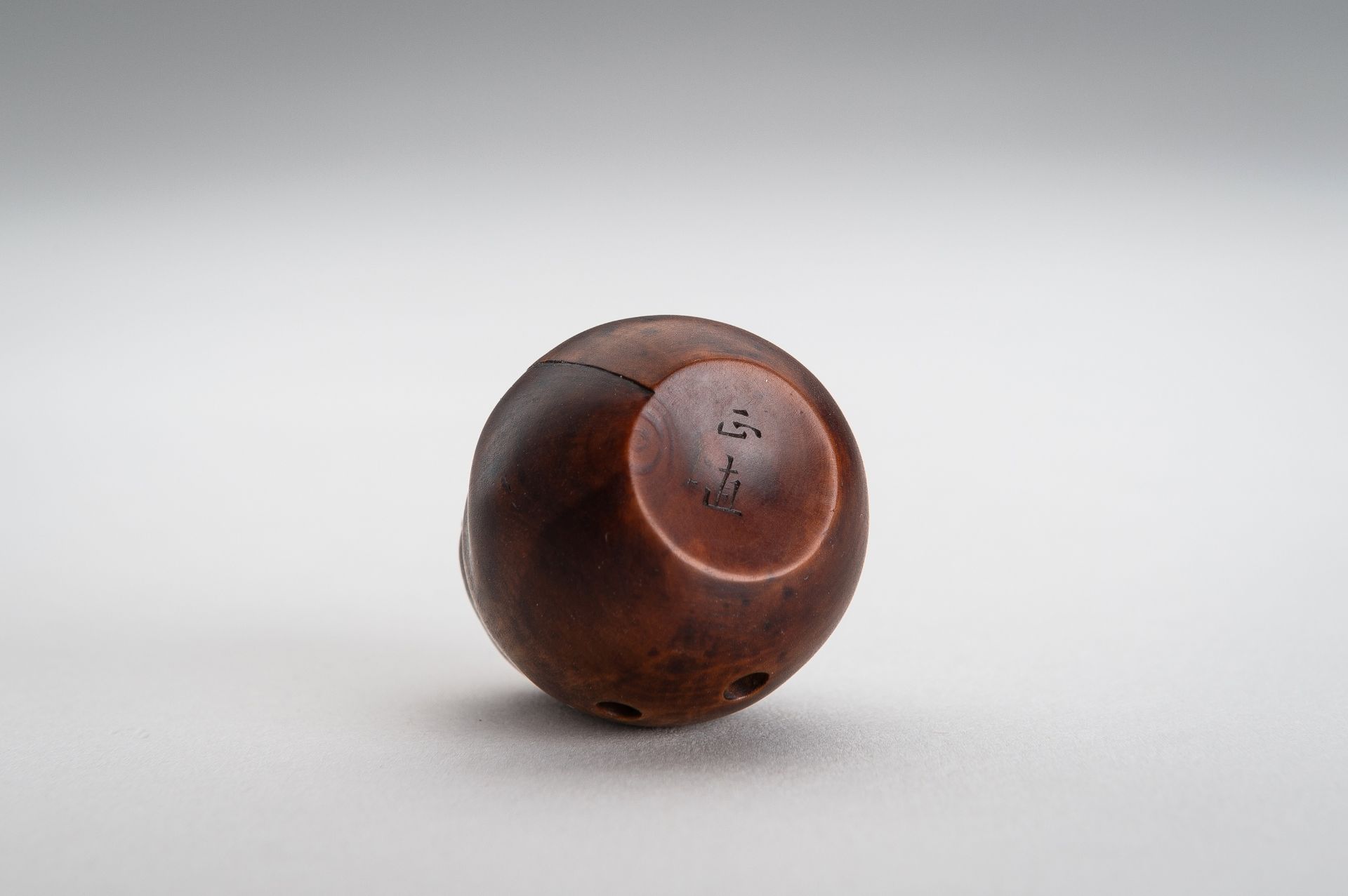 MASANAO: A WOOD NESTUKE OF A DARUMA DOLL - Image 11 of 12