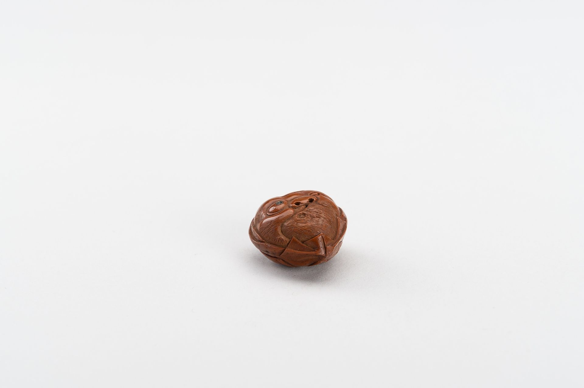 A KURUMI MASK NETSUKE OF HYOTTOKO - Image 2 of 7