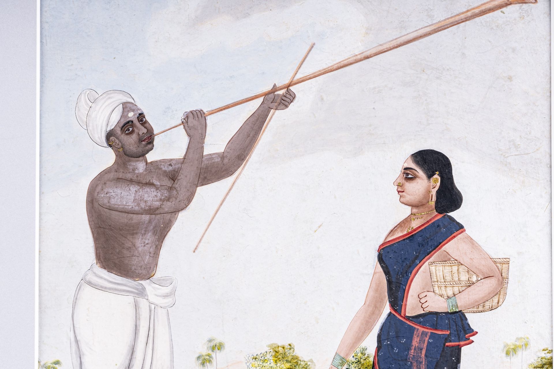 AN INDIAN COMPANY SCHOOL PAINTING, 1790-1800 - Bild 3 aus 6