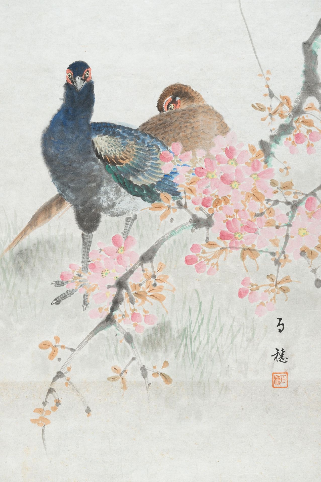 HIRAFUKU HYAKUSUI (1877-1933): TWELWE PAINTINGS OF BIRDS - Bild 73 aus 74