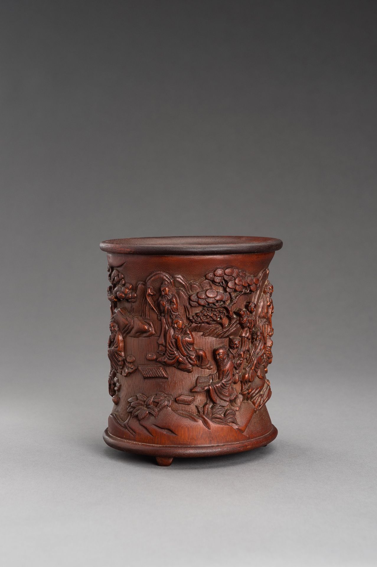 A 'SCHOLARS' BAMBOO BRUSHPOT, BITONG - Bild 7 aus 12