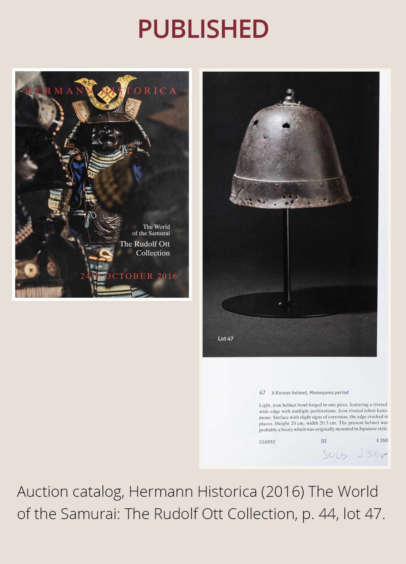 A 'KOREAN' IRON HELMET, MOMOYAMA - Bild 4 aus 14