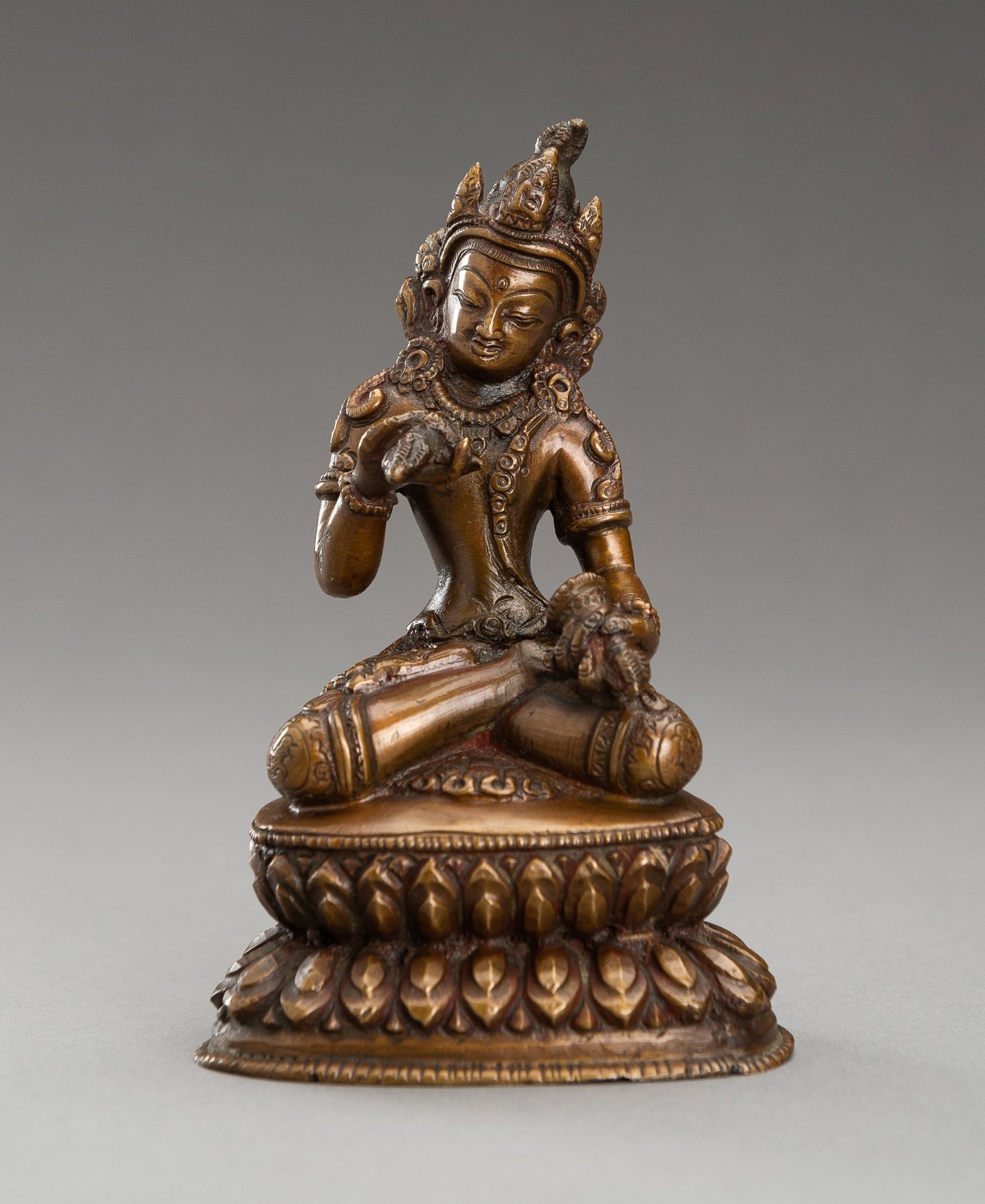 A BRONZE FIGURE OF VAJRASATTVA, 1900s