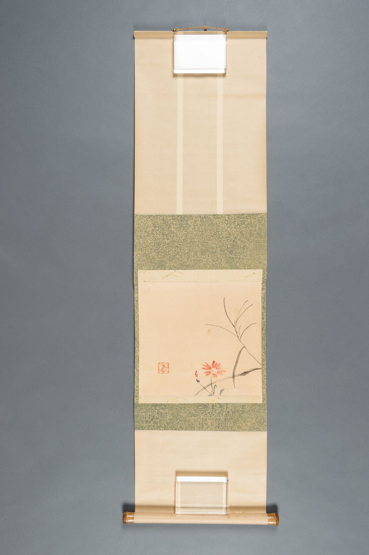 ATTRIBUTED TO WATANABE KAZAN (1793-1841): A SET OF SIX SCROLL PAINTINGS - Bild 12 aus 51