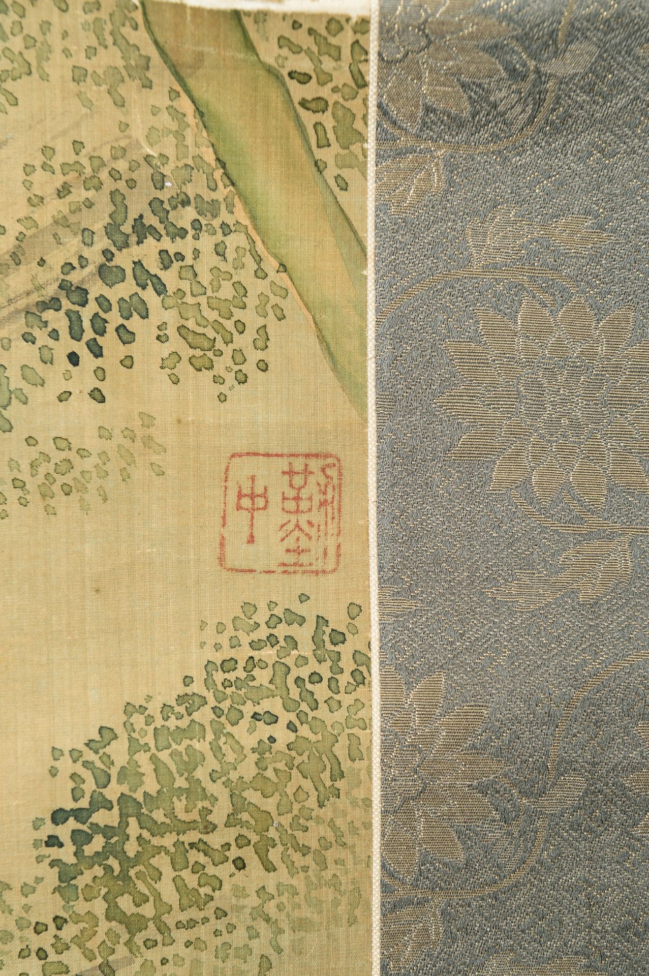A GROUP OF THREE SCROLL PAINTINGS WITH DUCKS, BIRDS, AND RABBITS, QING - Image 18 of 30