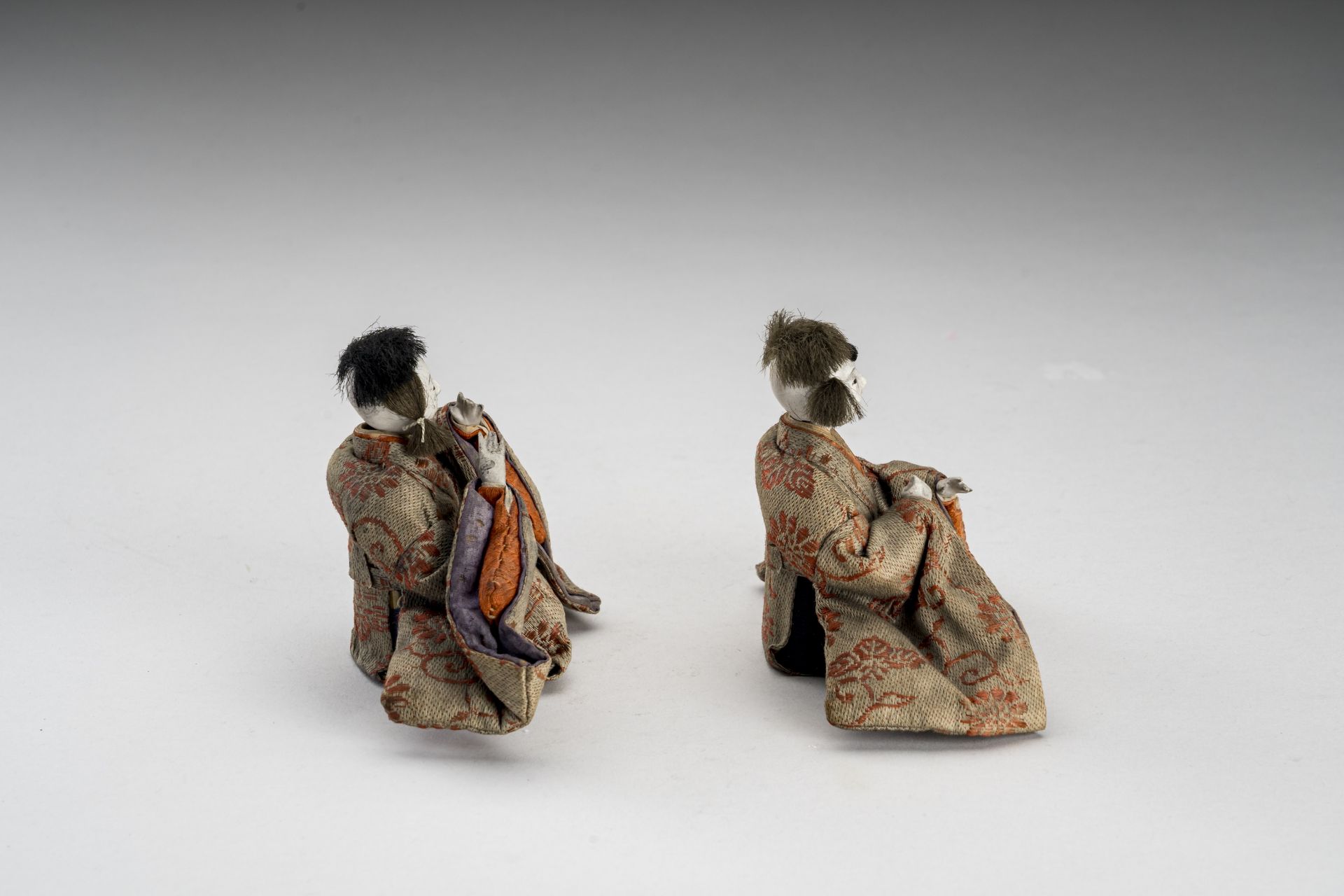 TWO JAPANESE NINGYO DOLLS, MEIJI - Bild 6 aus 8