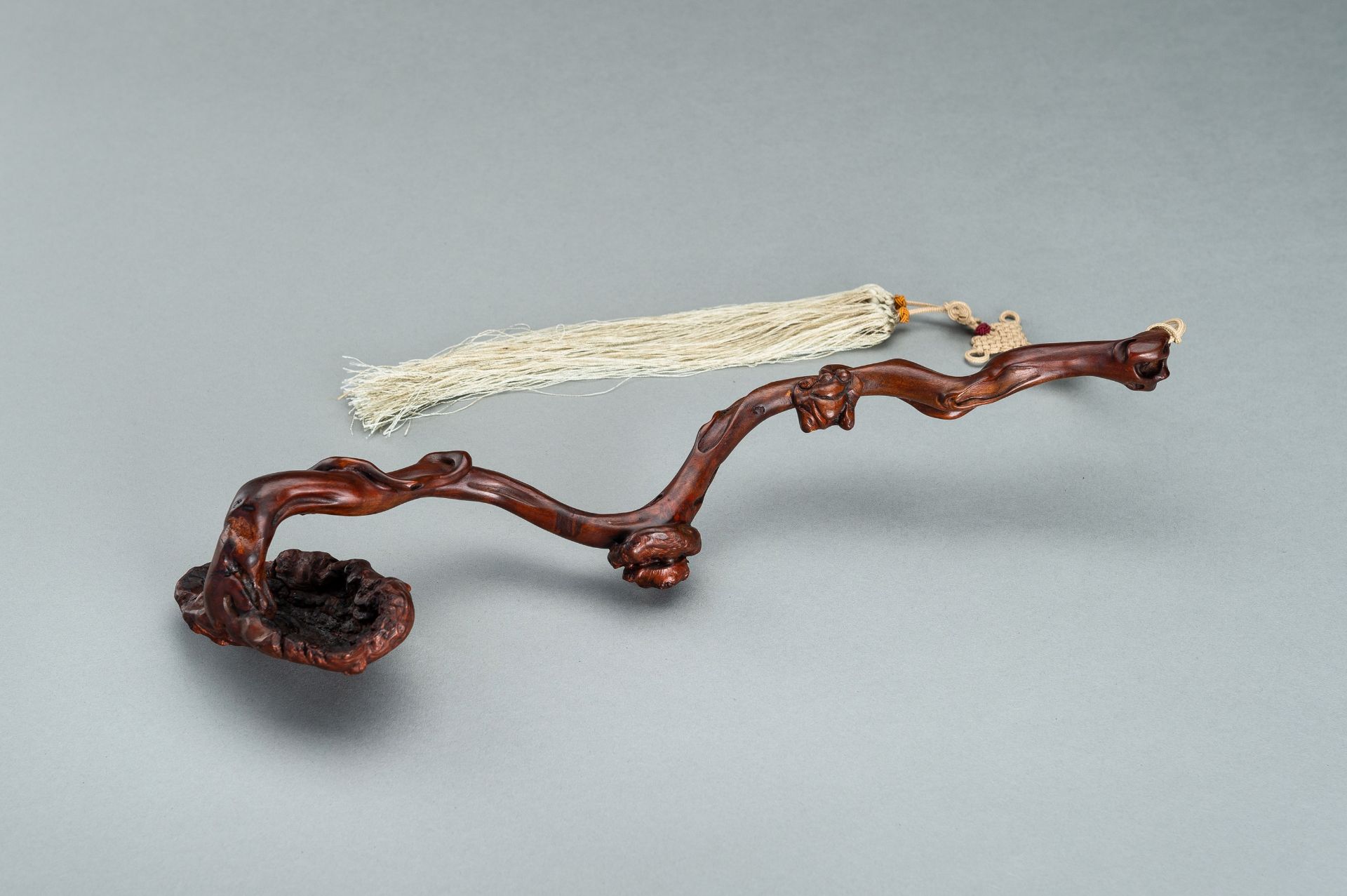 A ROOTWOOD RUYI SCEPTER, 1900s - Image 11 of 12