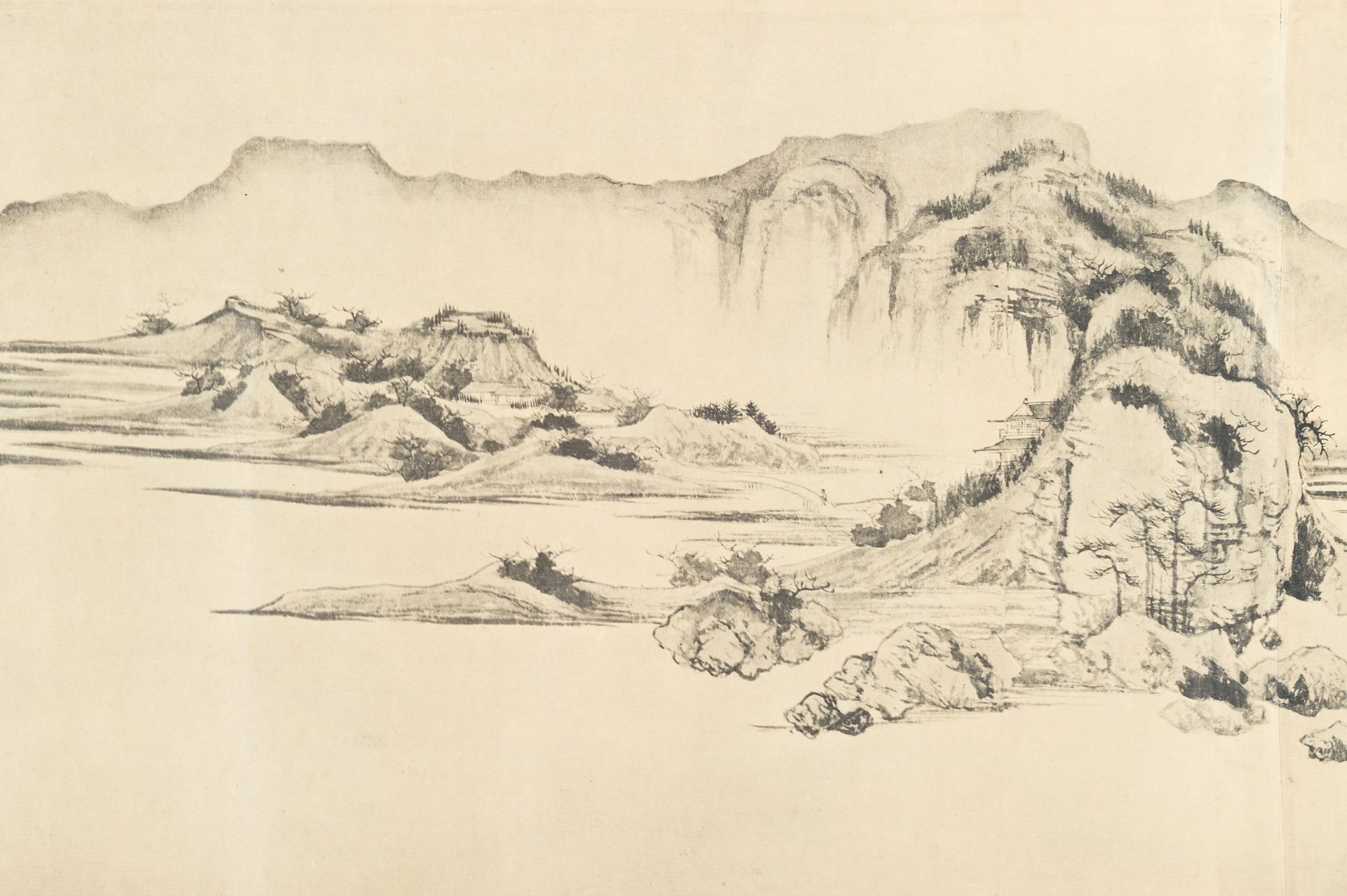A MUSEUM COPY OF 'RIVERS AND MOUNTAINS, BY CHAO MENG-FU' - Bild 12 aus 16