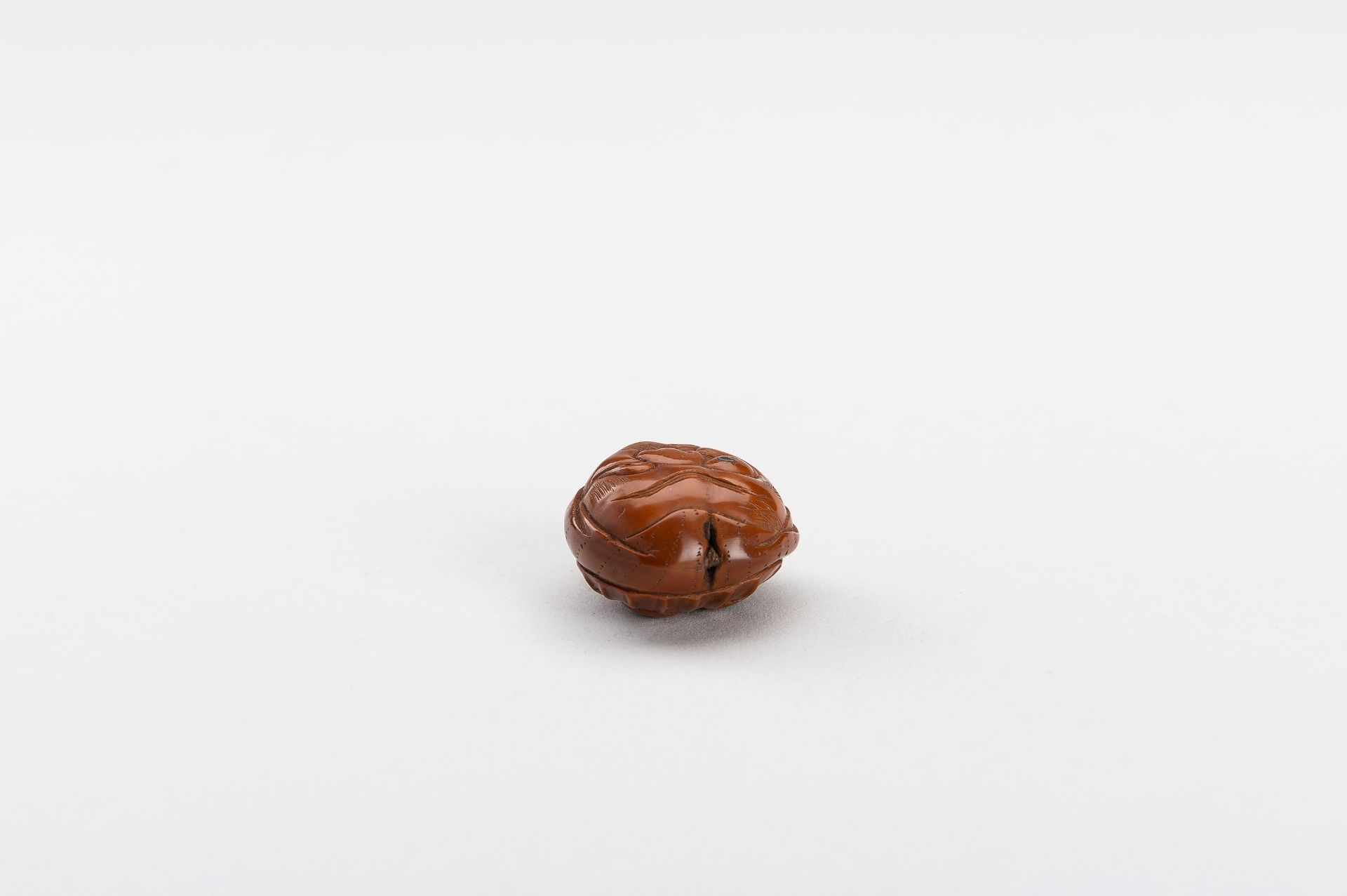 A KURUMI MASK NETSUKE OF HYOTTOKO - Image 6 of 7