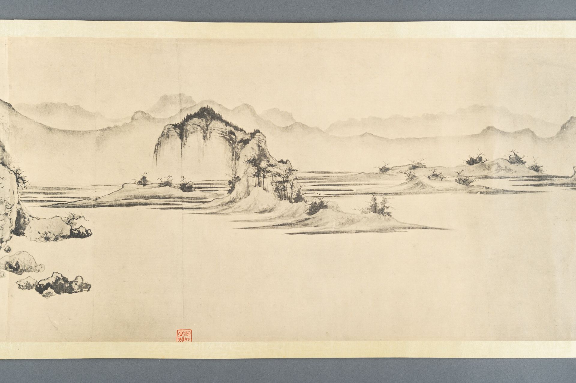 A MUSEUM COPY OF 'RIVERS AND MOUNTAINS, BY CHAO MENG-FU' - Bild 4 aus 16