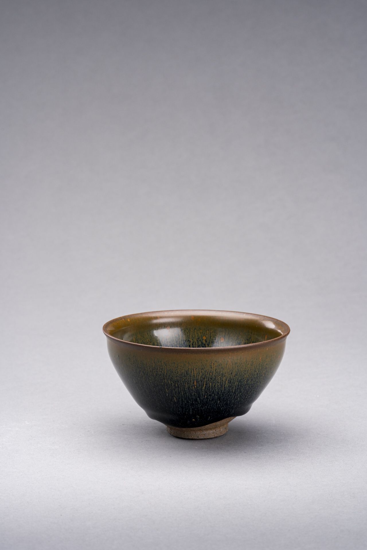 A JIAN WARE 'HARE'S FUR' STONEWARE TEA BOWL - Image 2 of 7