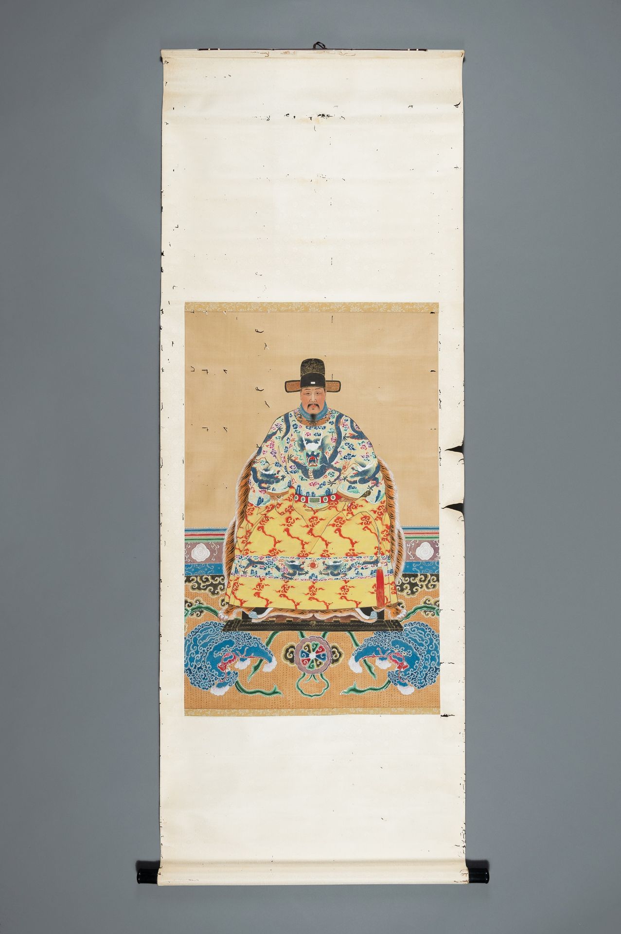 PORTRAIT OF THE EMPEROR HONGWU', QING DYNASTY - Bild 2 aus 9