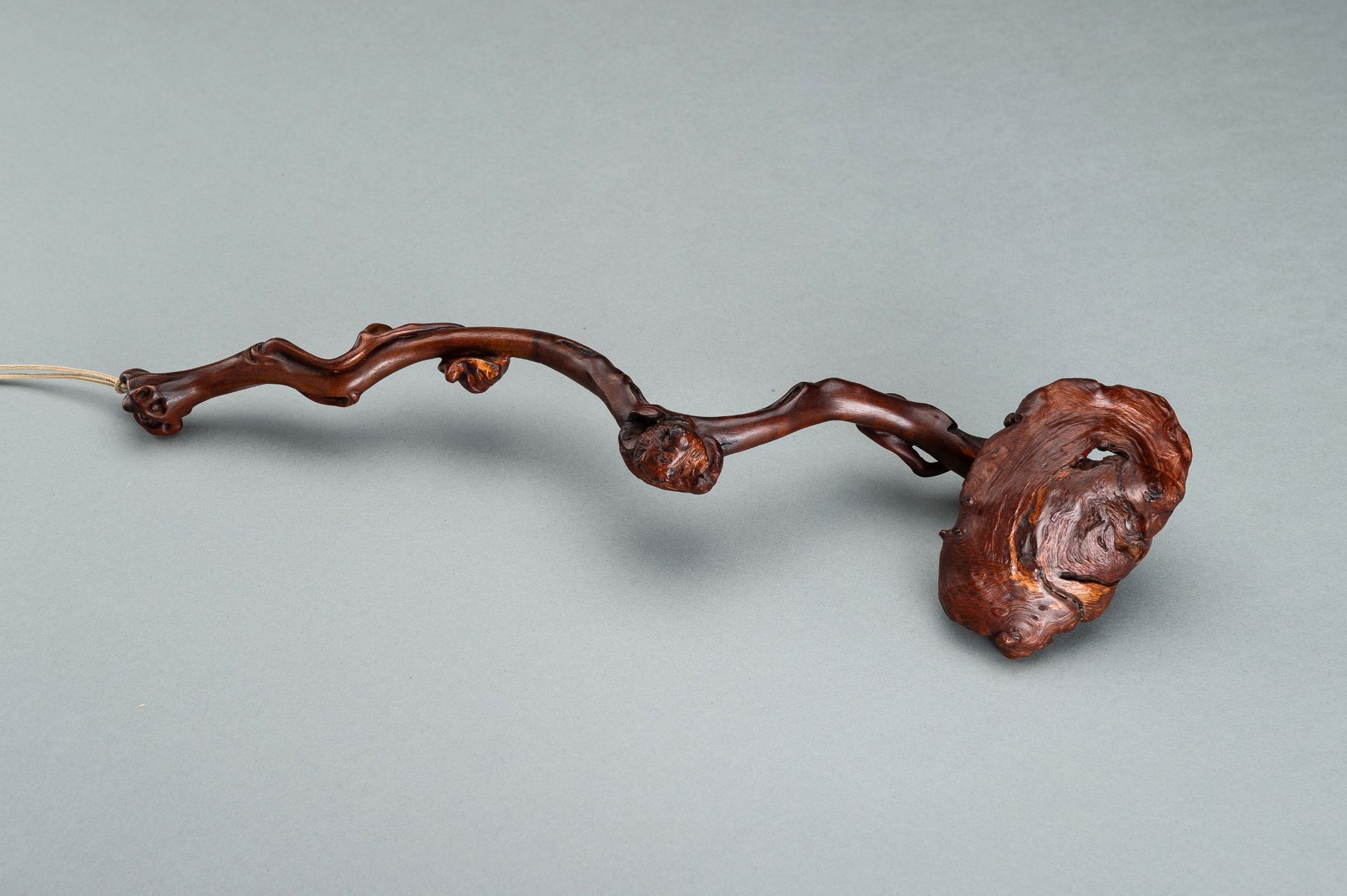 A ROOTWOOD RUYI SCEPTER, 1900s - Image 12 of 12