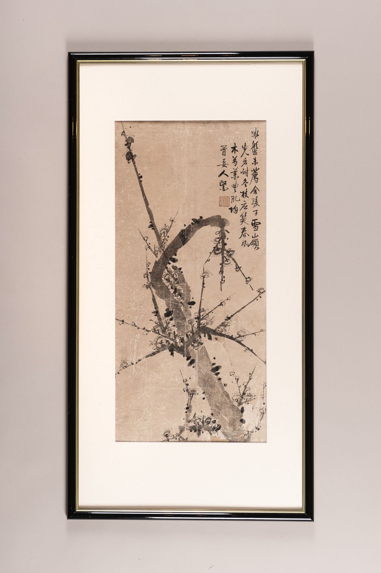 TWO CHINESE PAINTINGS WITH POEMS, QING DYNASTY - Bild 2 aus 13