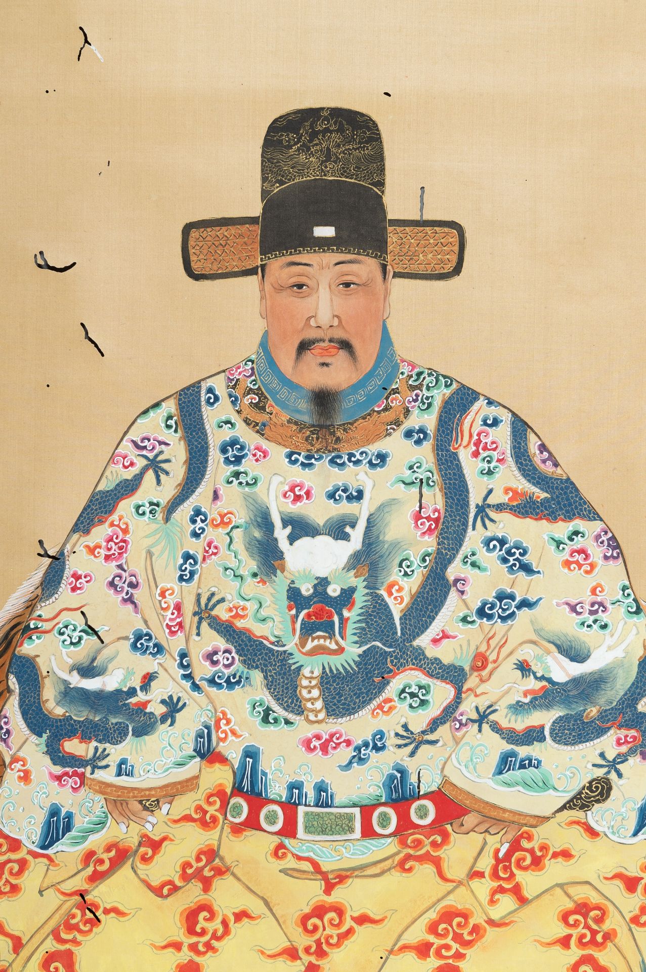 PORTRAIT OF THE EMPEROR HONGWU', QING DYNASTY - Bild 5 aus 9