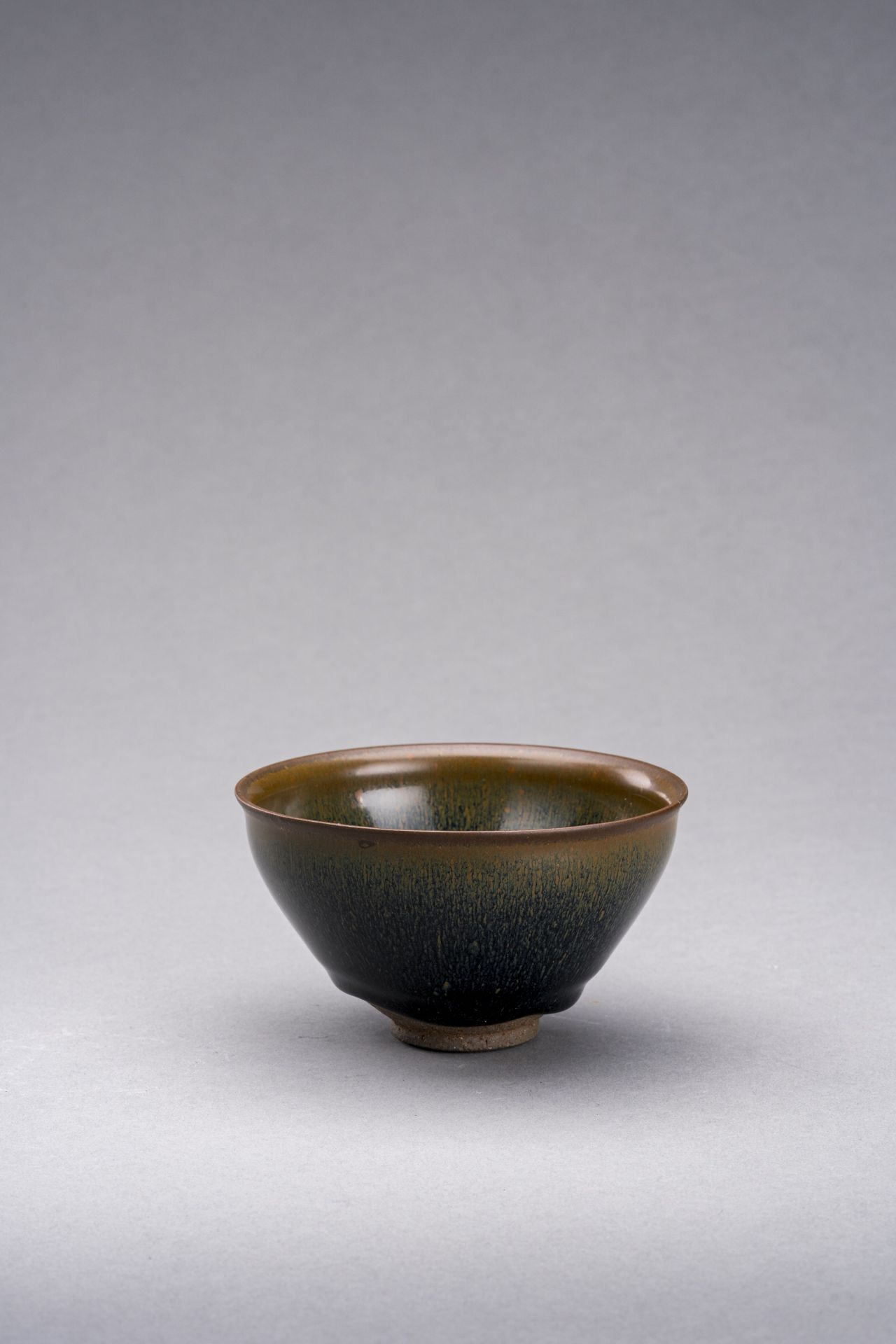 A JIAN WARE 'HARE'S FUR' STONEWARE TEA BOWL - Image 6 of 7