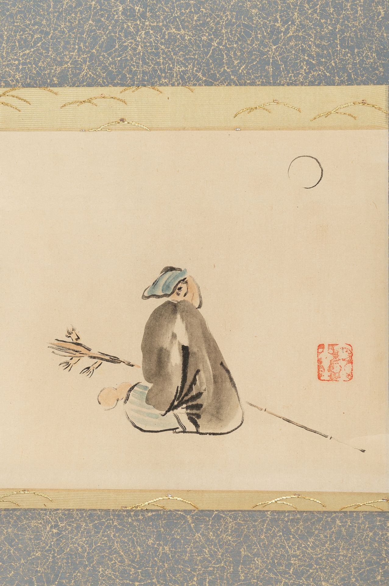 ATTRIBUTED TO WATANABE KAZAN (1793-1841): A SET OF SIX SCROLL PAINTINGS - Image 44 of 51