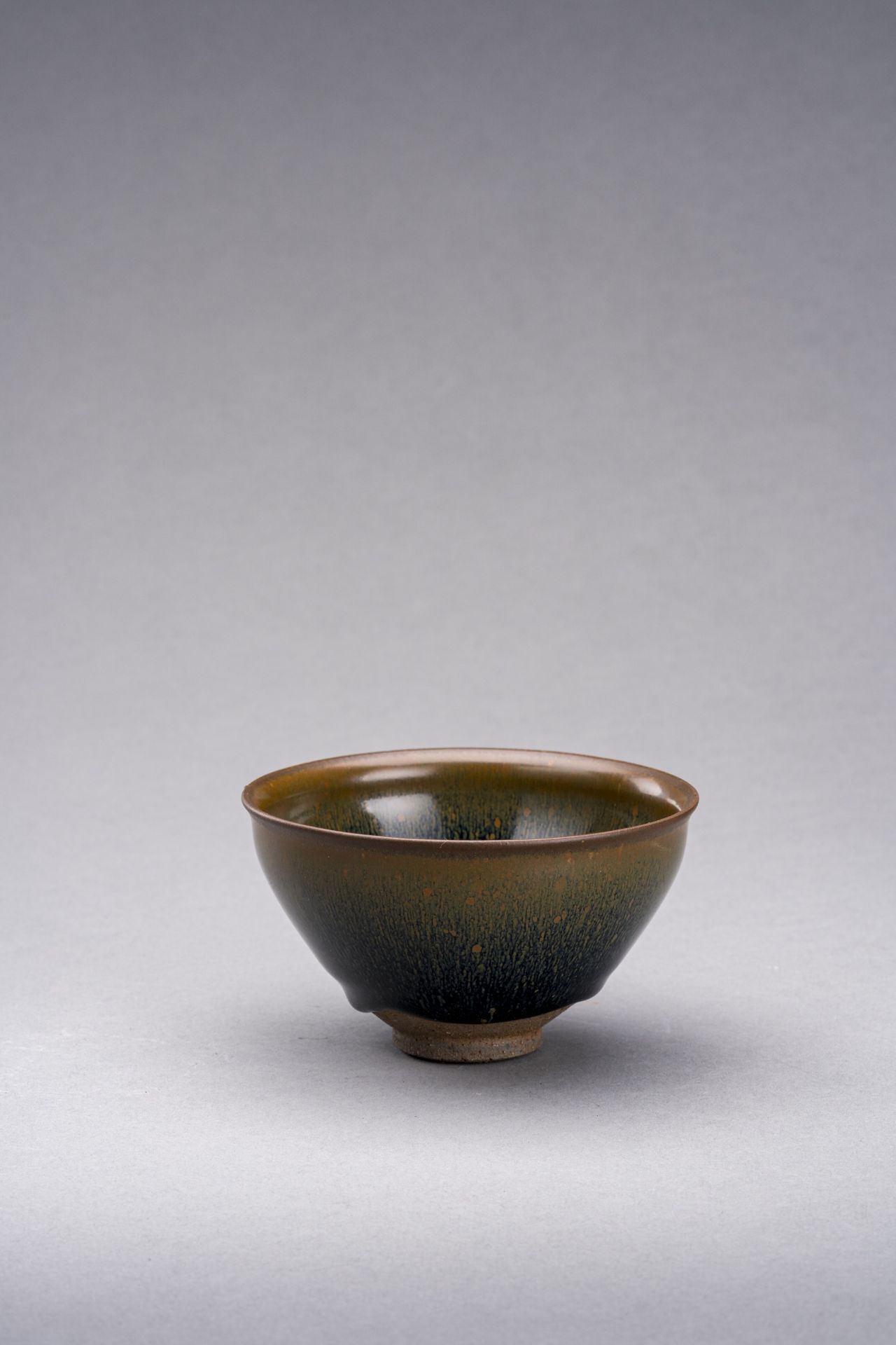 A JIAN WARE 'HARE'S FUR' STONEWARE TEA BOWL - Image 5 of 7