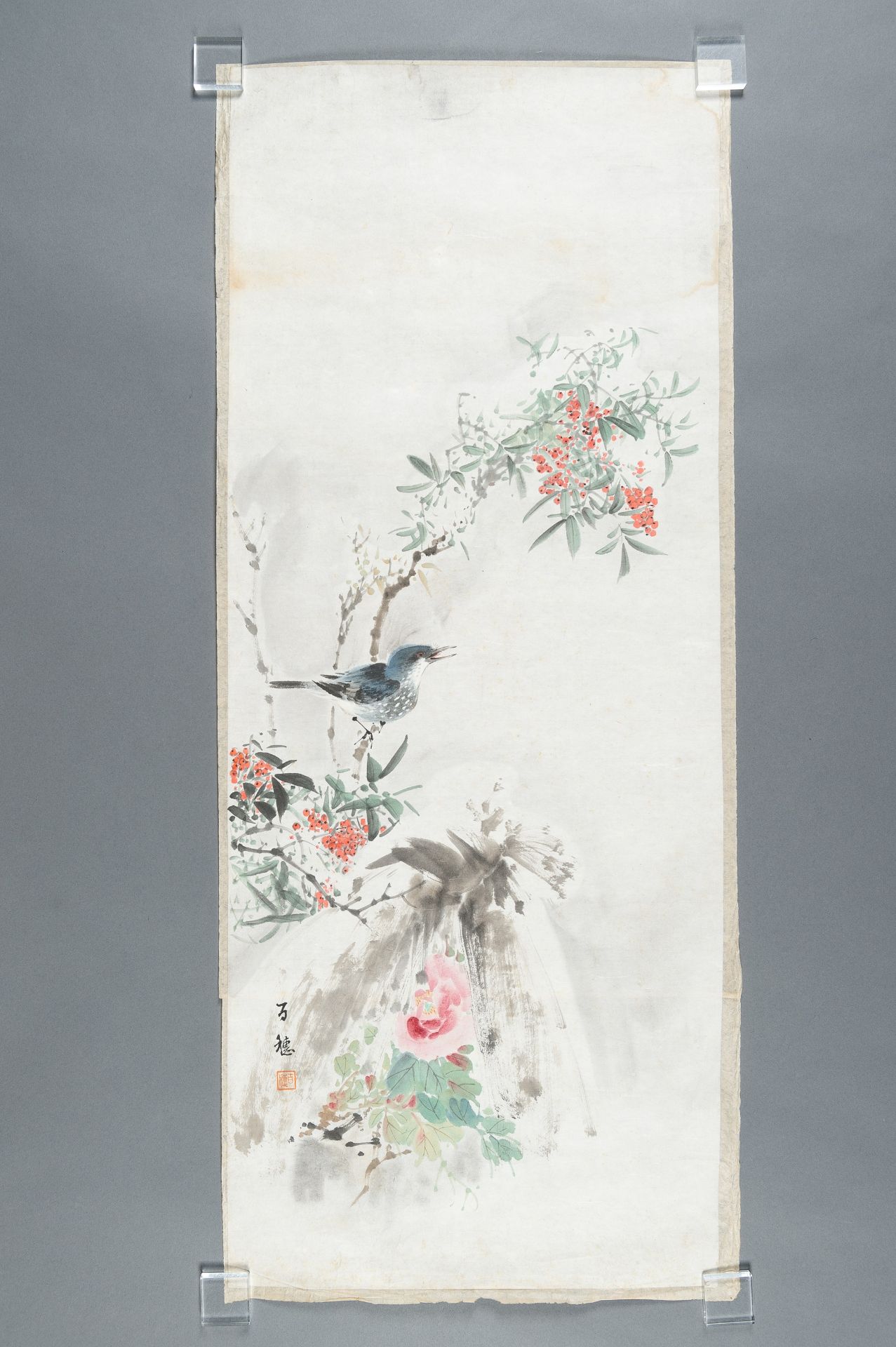 HIRAFUKU HYAKUSUI (1877-1933): TWELWE PAINTINGS OF BIRDS - Image 2 of 74