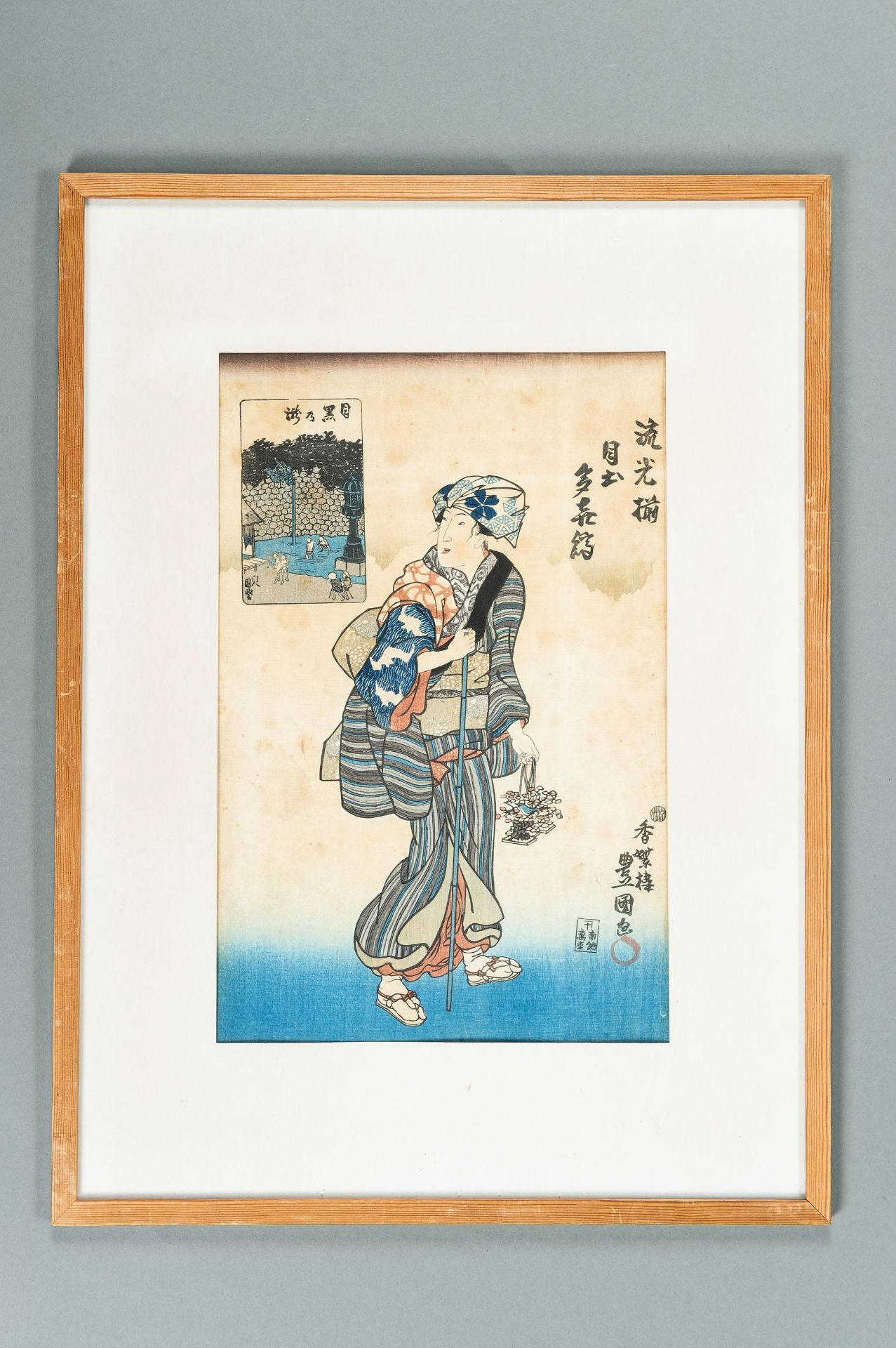 A LOT WITH SIX JAPANESE COLOR WOODBLOCK PRINTS - Image 16 of 31