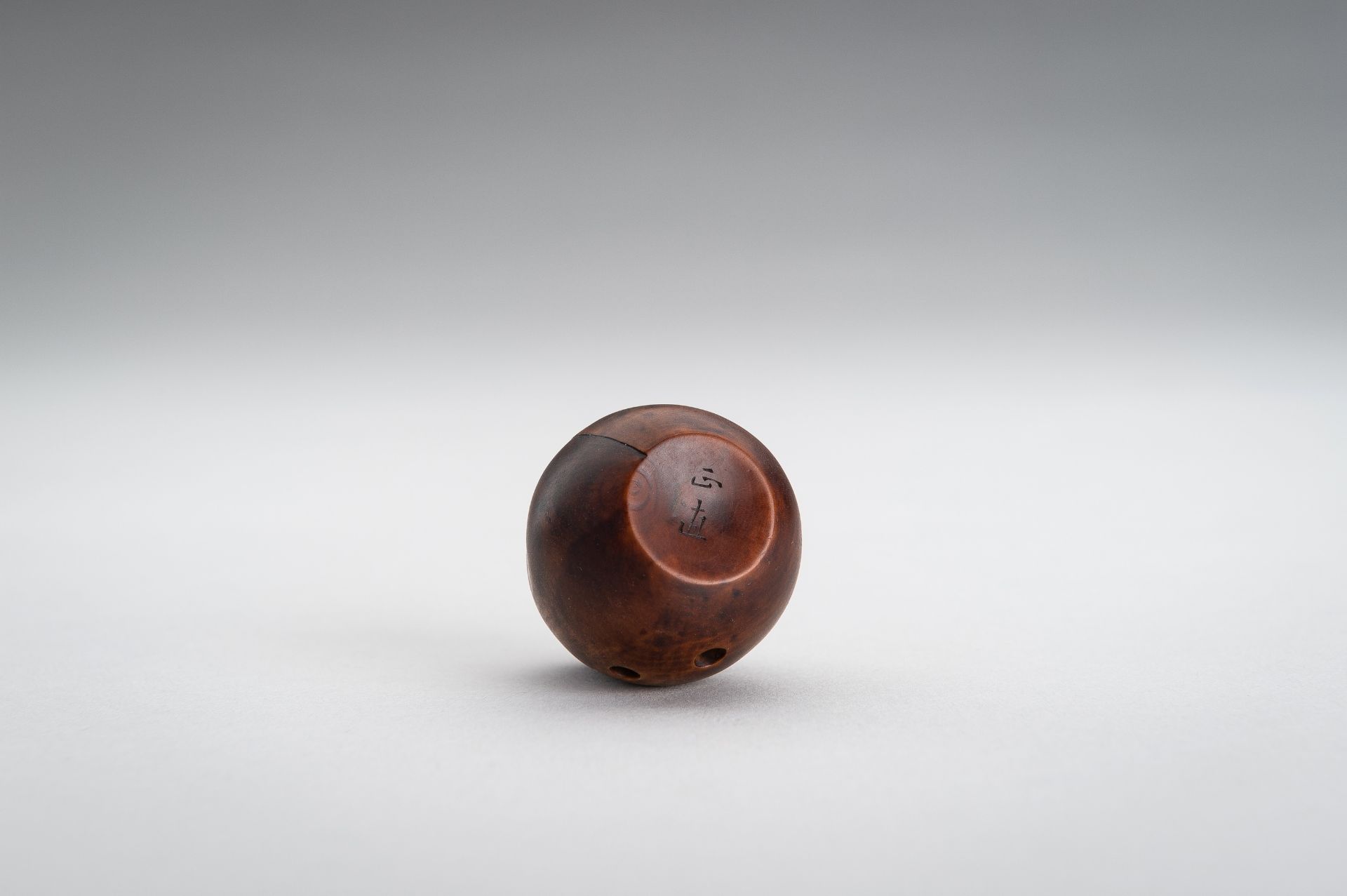 MASANAO: A WOOD NESTUKE OF A DARUMA DOLL - Image 10 of 12