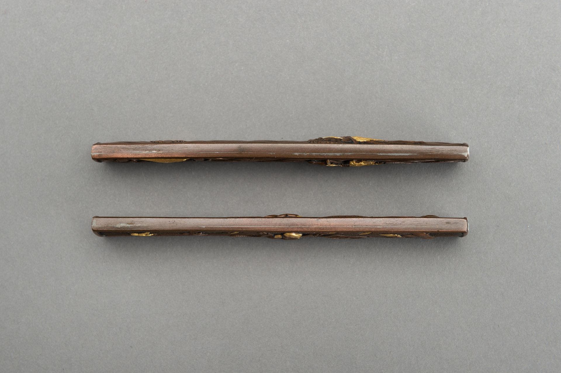 TWO COPPER AND GOLD KOZUKA - Image 2 of 10