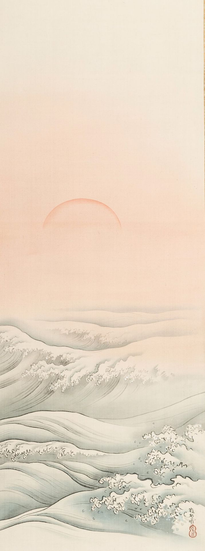 HASHIMOTO GAHO (1835-1908): RISING SUN OVER THE OCEAN