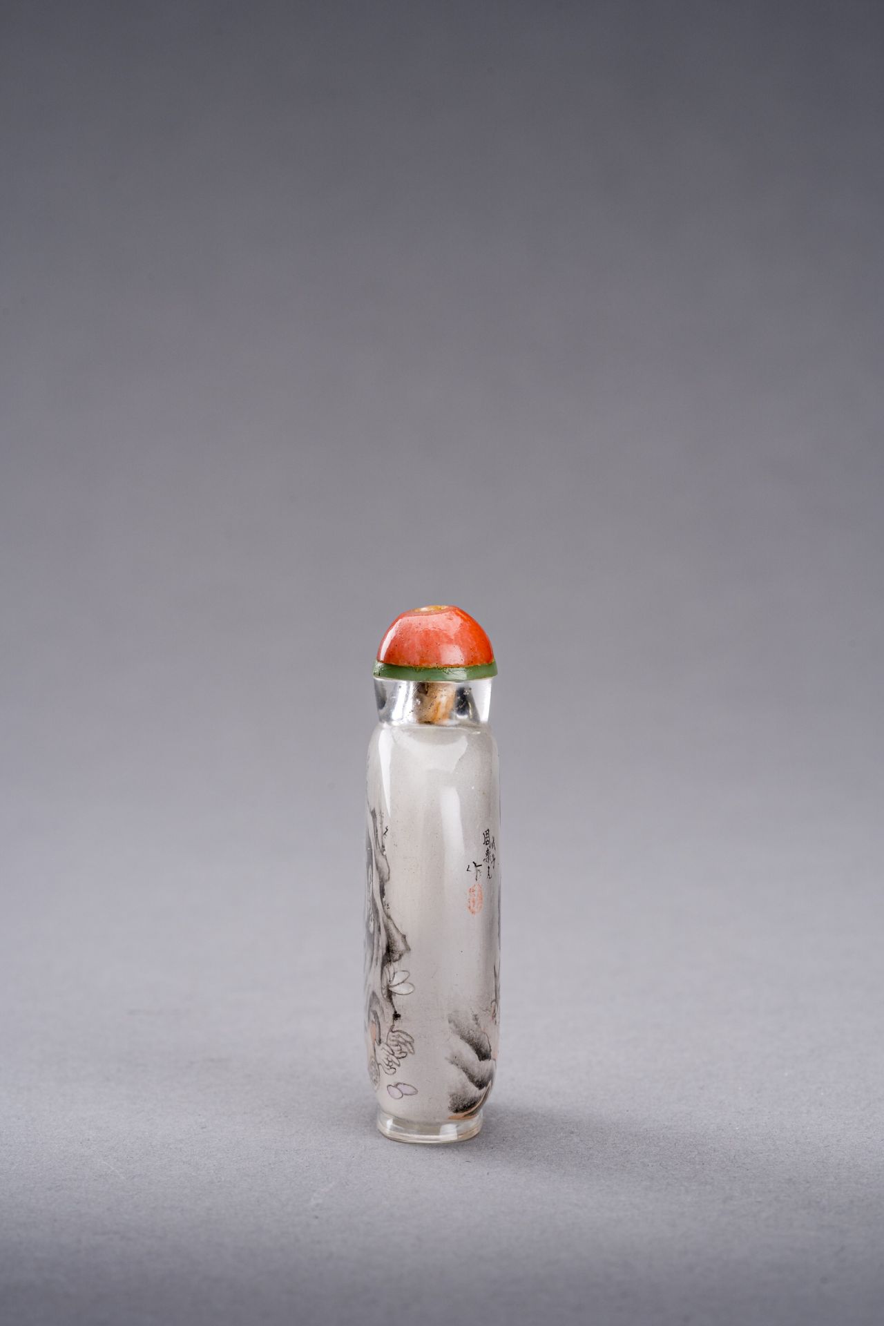 AN INSIDE-PAINTED GLASS SNUFF BOTTLE, BY YAN YUTIAN, DATED 1888 - Bild 2 aus 8