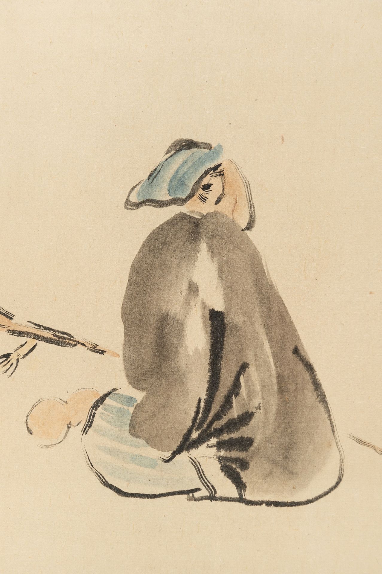 ATTRIBUTED TO WATANABE KAZAN (1793-1841): A SET OF SIX SCROLL PAINTINGS - Image 45 of 51