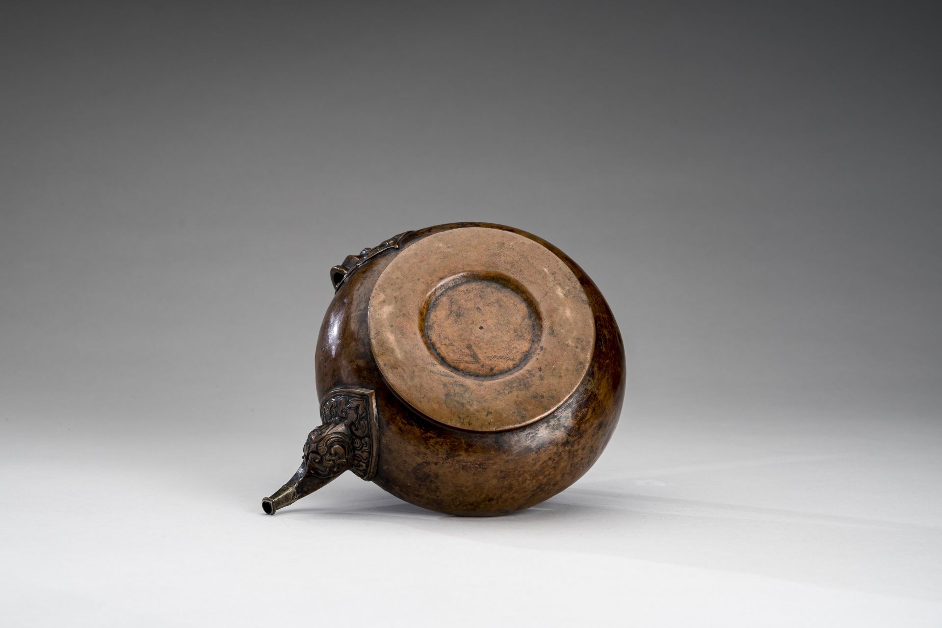 TWO RITUAL TIBETAN COPPER WATERPOTS, 19th CENTURY - Image 10 of 10