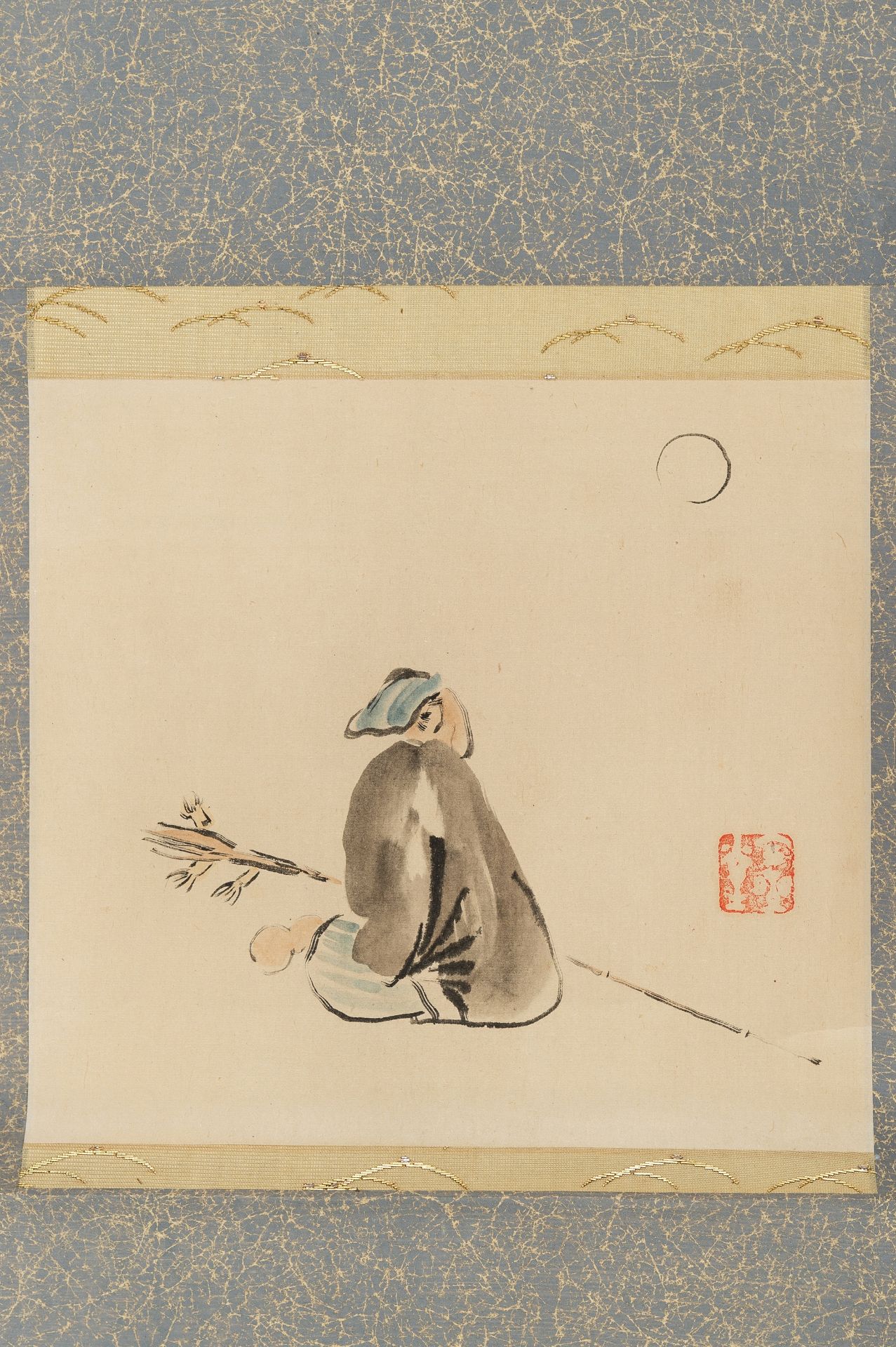 ATTRIBUTED TO WATANABE KAZAN (1793-1841): A SET OF SIX SCROLL PAINTINGS - Image 43 of 51